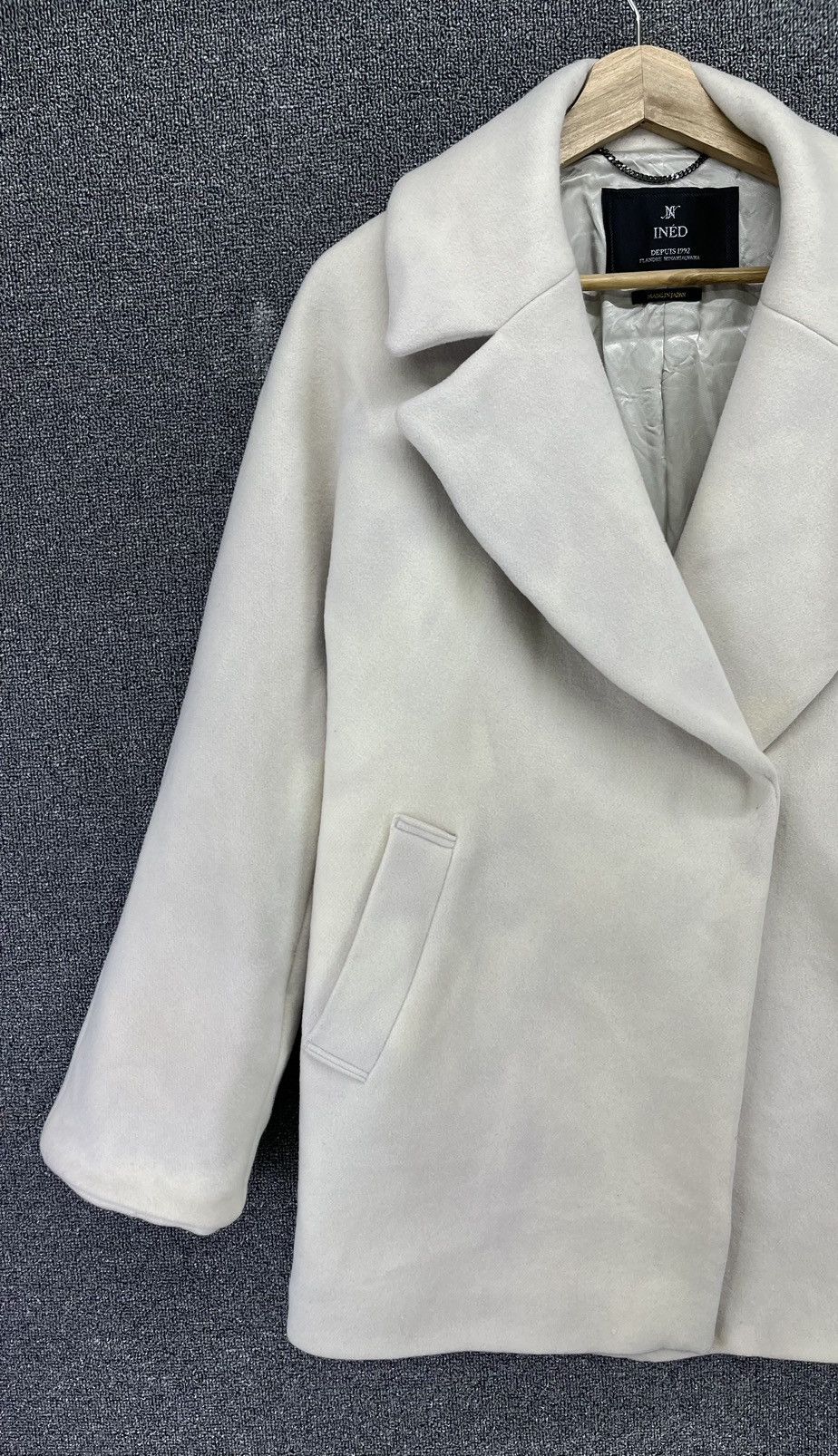 Yohji Yamamoto Vintage Yohji Yamamoto Ined Wool Long Jacket Size S / US 4 / IT 40 - 3 Thumbnail