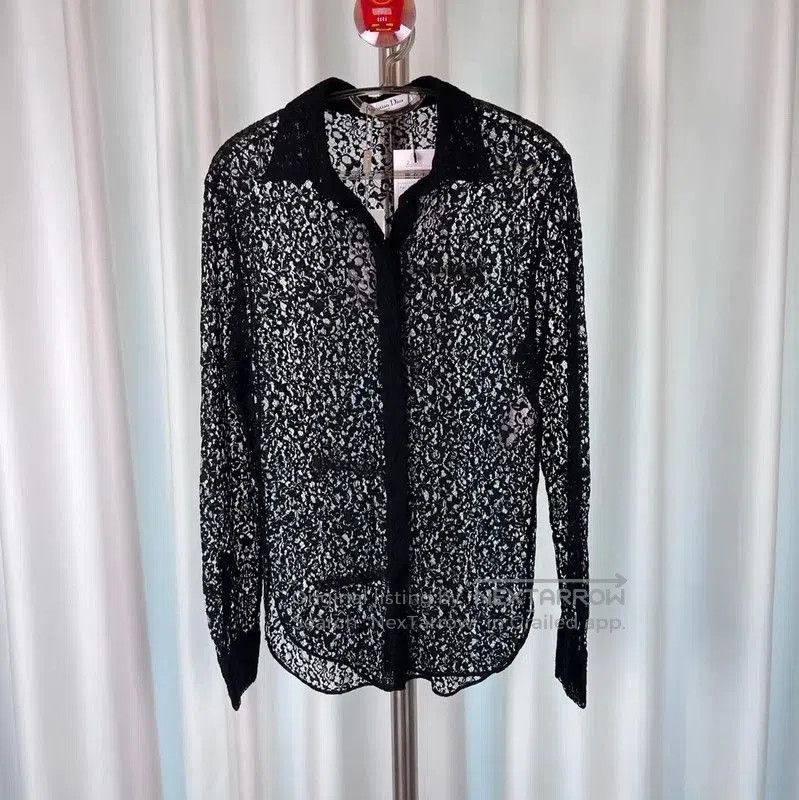 Dior Dior Black Sheer Women's Shirt . Size M / US 6-8 / IT 42-44 - 1 Thumbnail