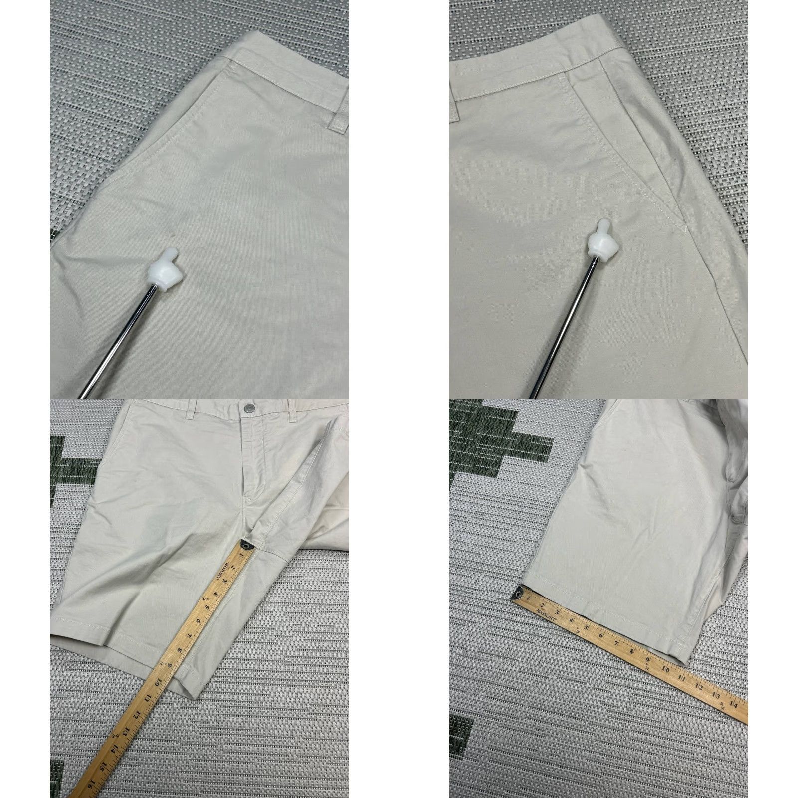 Bonobos Bonobos Mens 35 Cream Beige Cotton Chinos 9" Shorts Regular Beige Men’s Chino Short 9" Bonobos Size US 35 - 8 Thumbnail