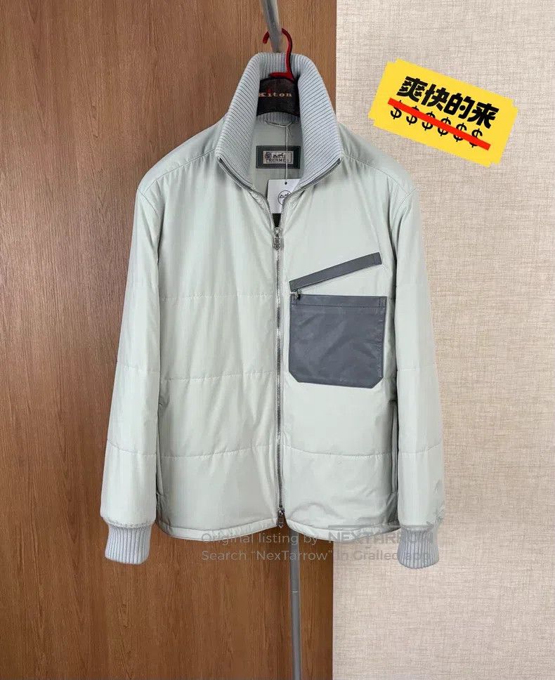 Hermes Men's Puffer Jacket Winter Coat