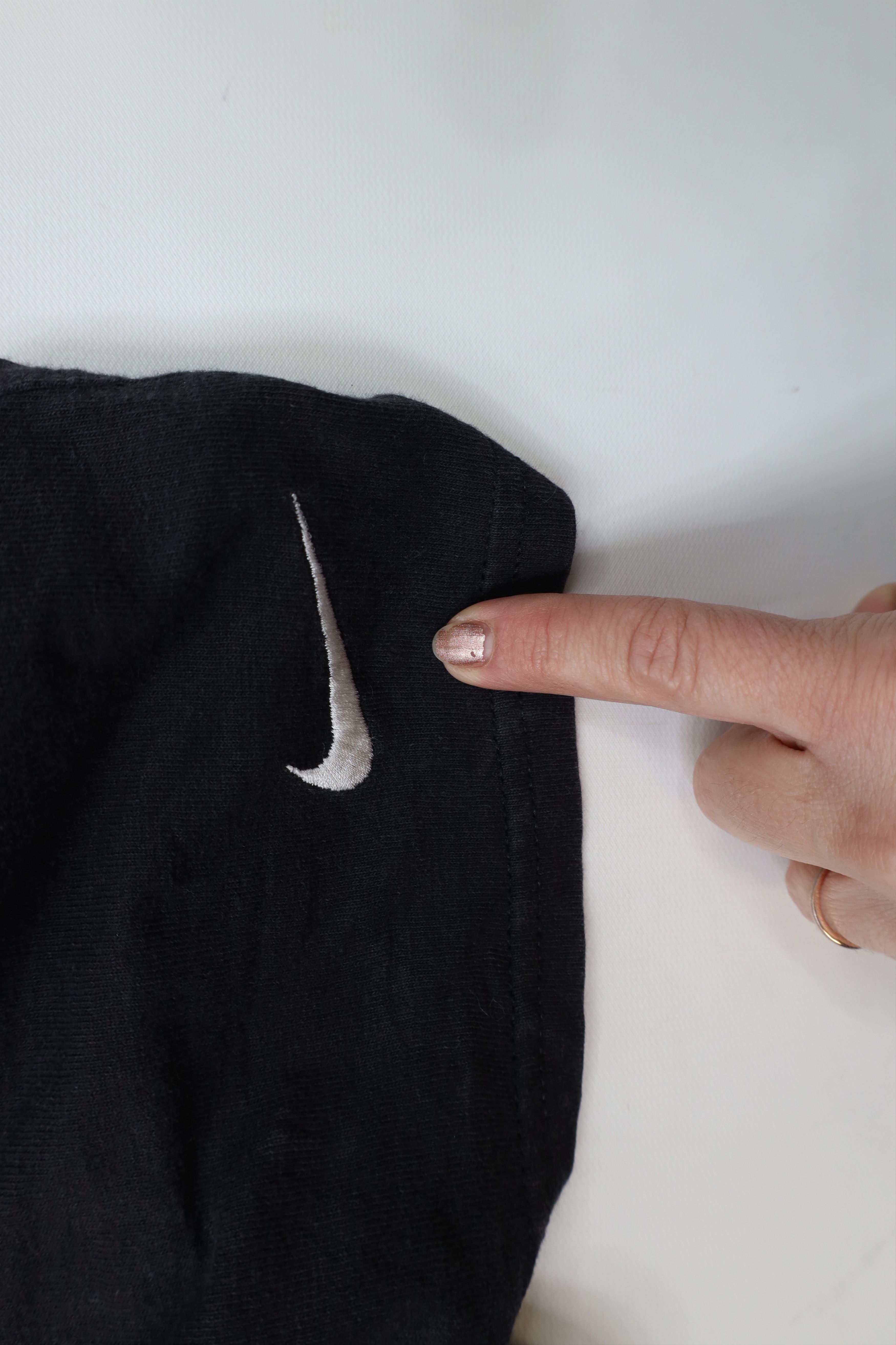 Nike × Vintage Vintage 90s Nike Scott Mini Swoosh Above Knee Shorts USA Size US 34 / EU 50 - 6 Thumbnail