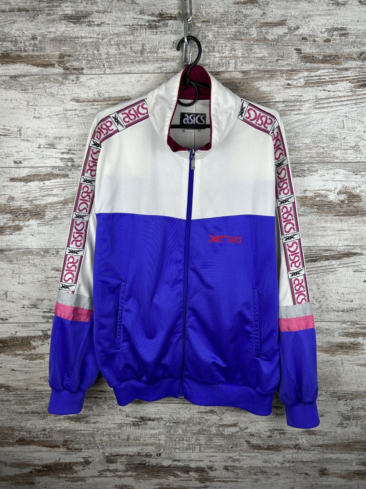 Asics × Vintage Mens Vintage Asics Olympic stripes y2k rare streetwear OG Size US L / EU 52-54 / 3 - 1 Thumbnail