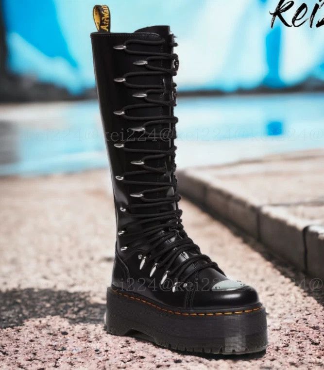 Dr. Martens DR. MARTENS 1B60 MAX LTT Knee High Platform Boot | Grailed
