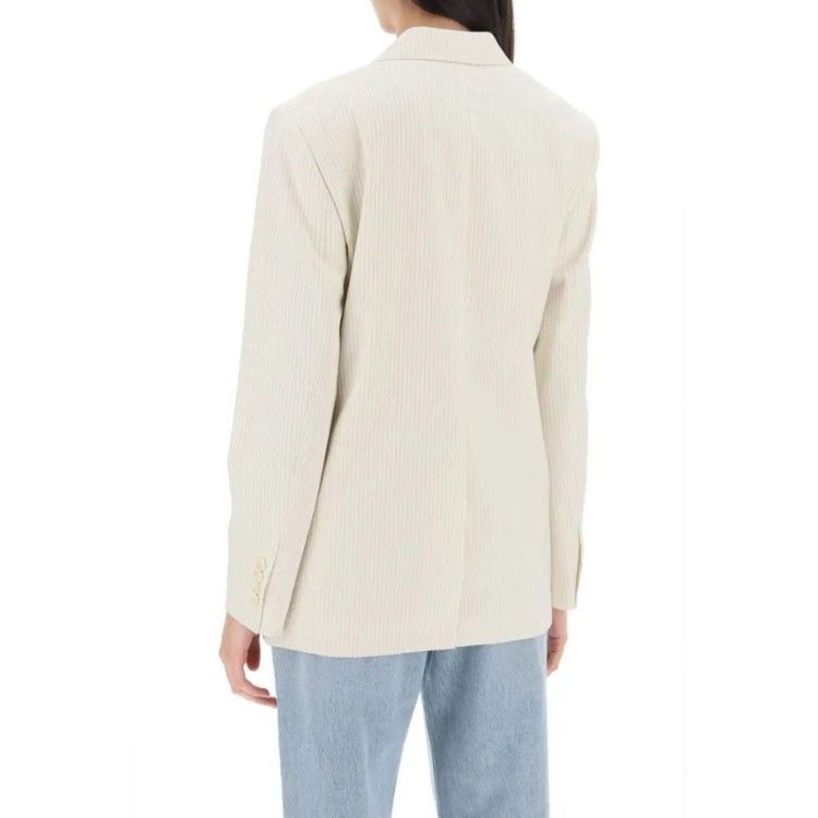 Celine o1y0725 Blazer in Ivory Size M / US 6-8 / IT 42-44 - 3 Thumbnail