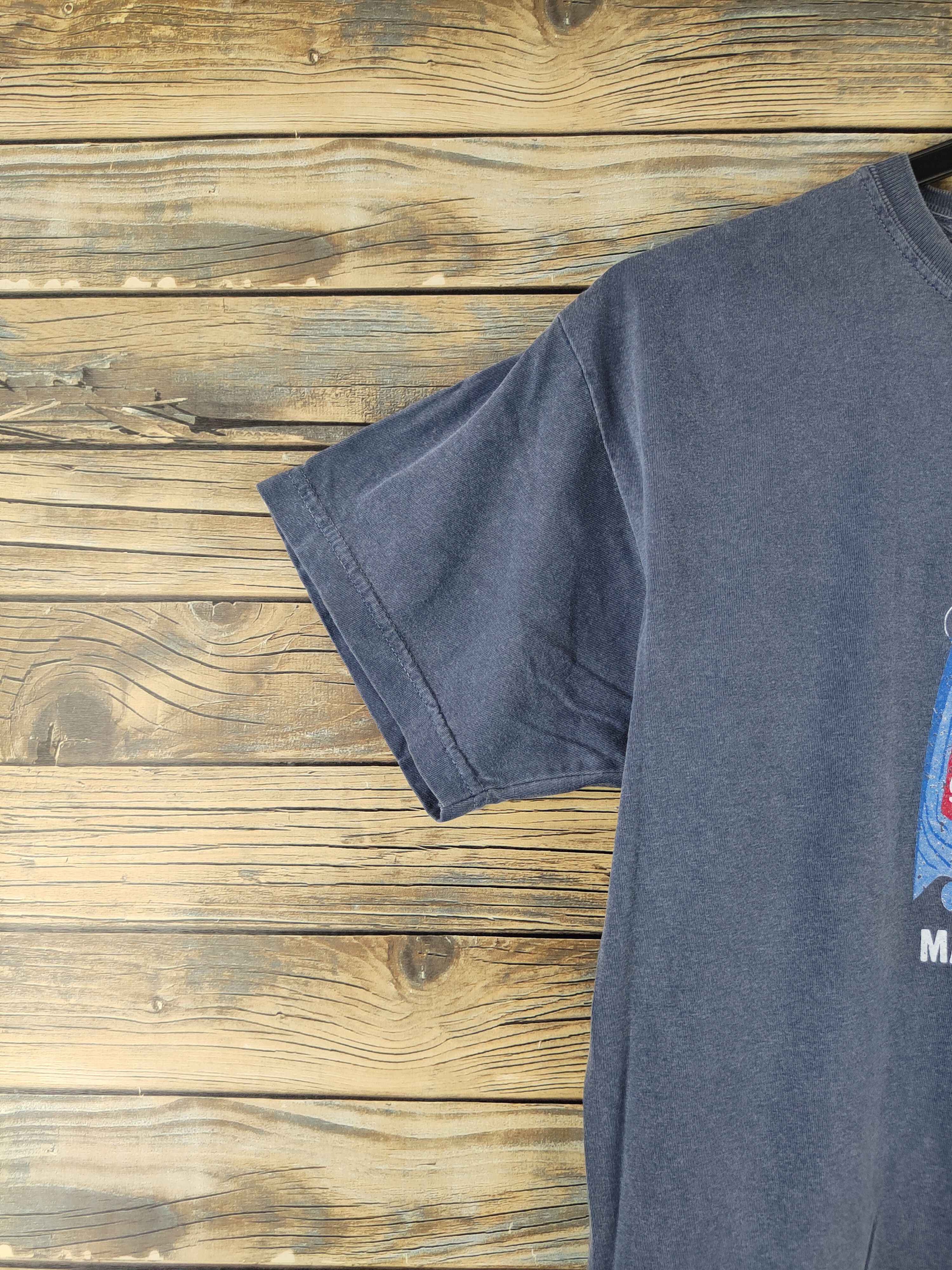 Vintage DL Martha'S Vineyard Jaws movie Gray vintage tee #998 Size US M / EU 48-50 / 2 - 5 Thumbnail