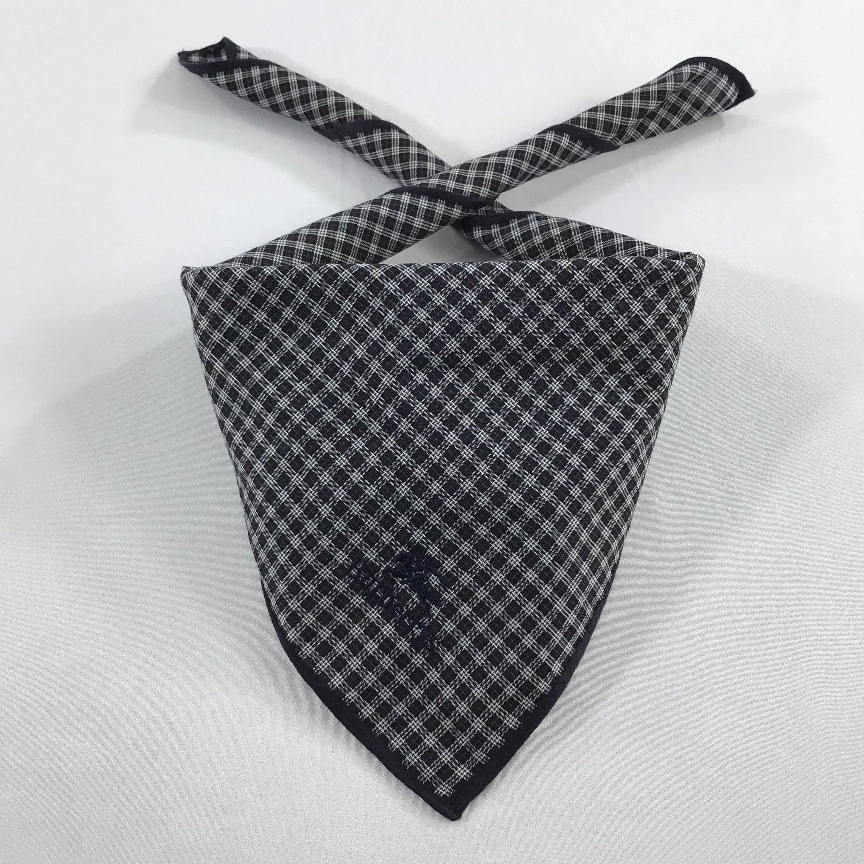 Burberry × Vintage Burberry Bandana / Handkerchief / Neckerchief - S2119 Size ONE SIZE - 3 Thumbnail