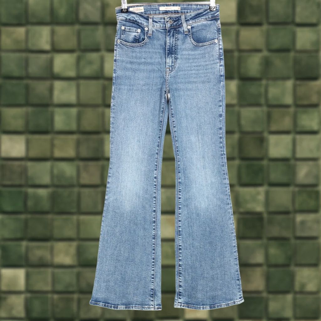 Levi's LEVI’S 726 FLARE PREMIUM Big E Bootcut Jeans Women W26 L30 DZ7372 Size 26" / US 2 / IT 38 - 1 Thumbnail