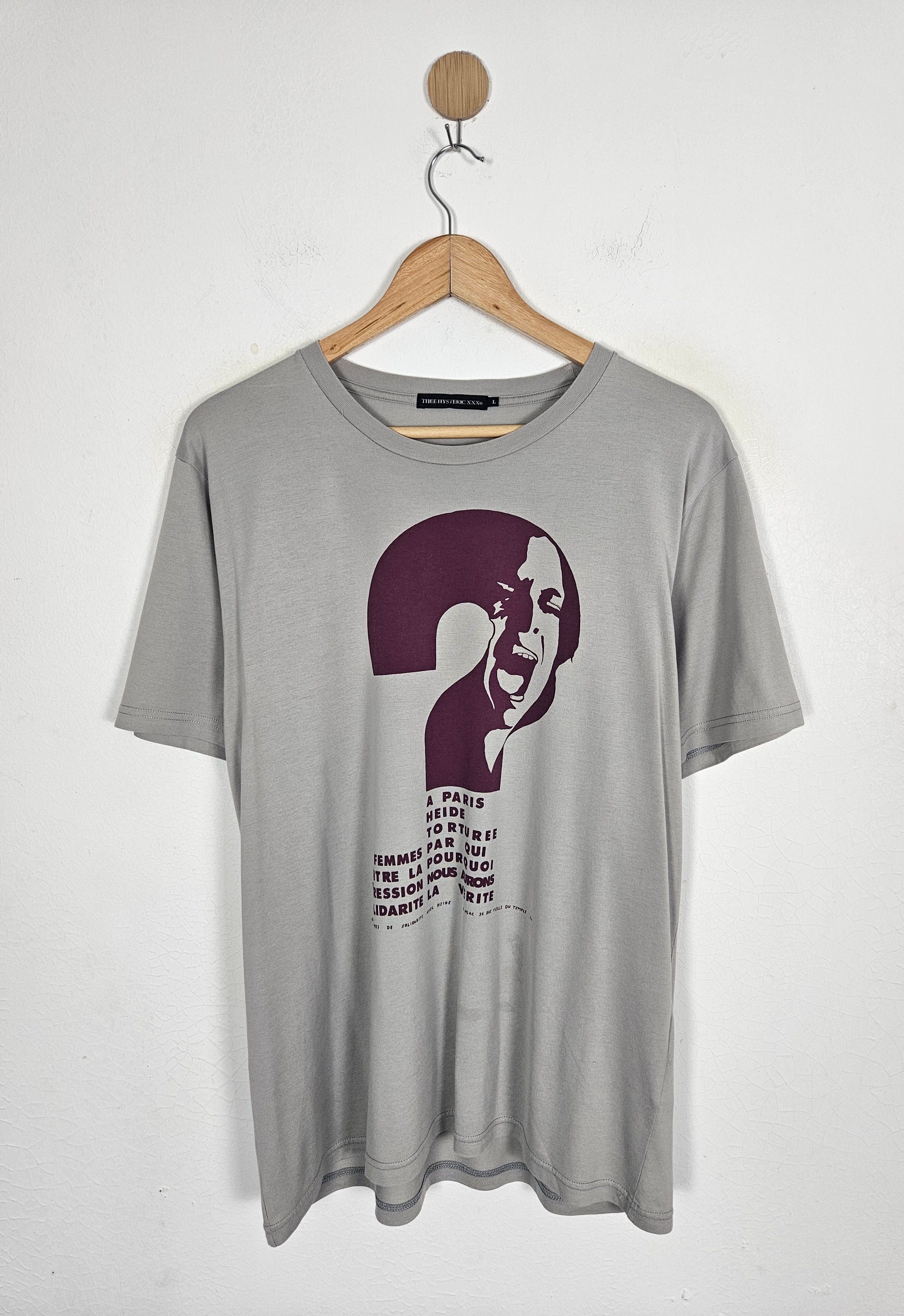 Hysteric Glamour Hysteric Glamour A Paris torture tee shirt Size US L / EU 52-54 / 3 - 1 Thumbnail