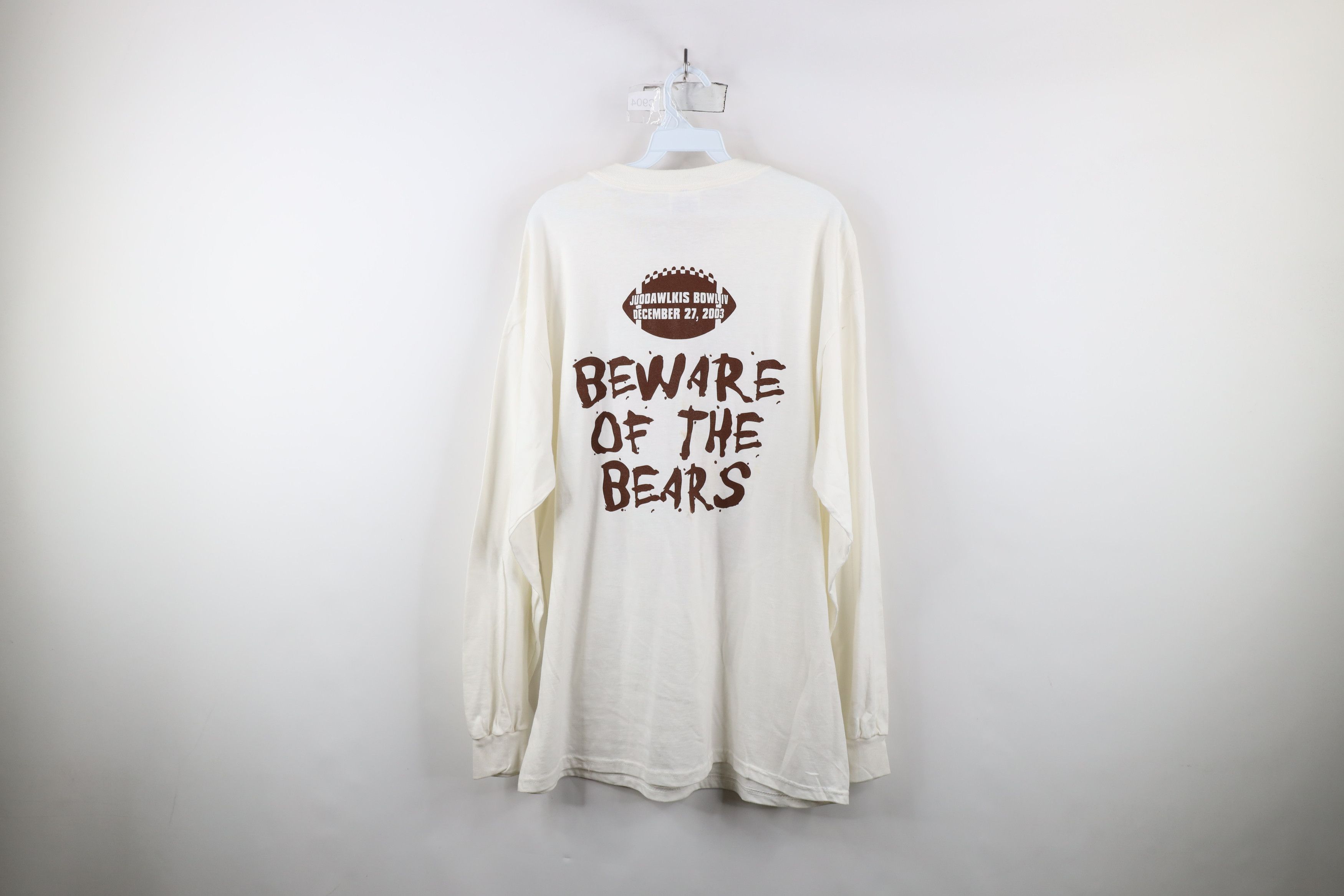 Vintage Vintage Y2K 2003 University Football Long Sleeve T-Shirt Size US L / EU 52-54 / 3 - 12 Thumbnail