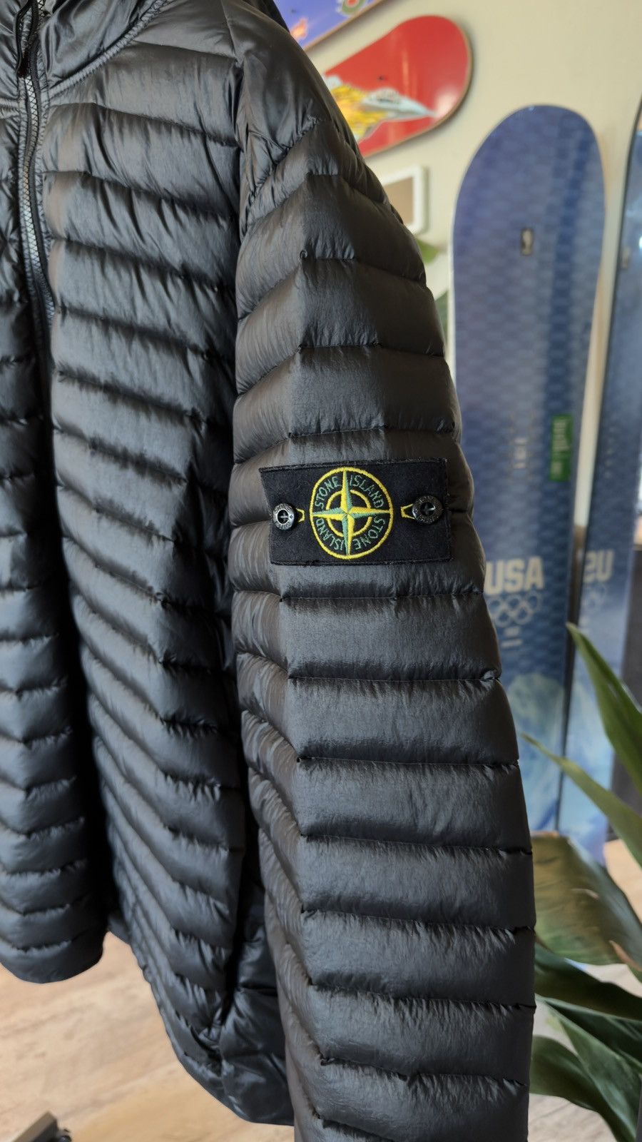 Stone Island Down Puffer Jacket Garment Dyed Size US XXL / EU 58 / 5 - 2 Thumbnail