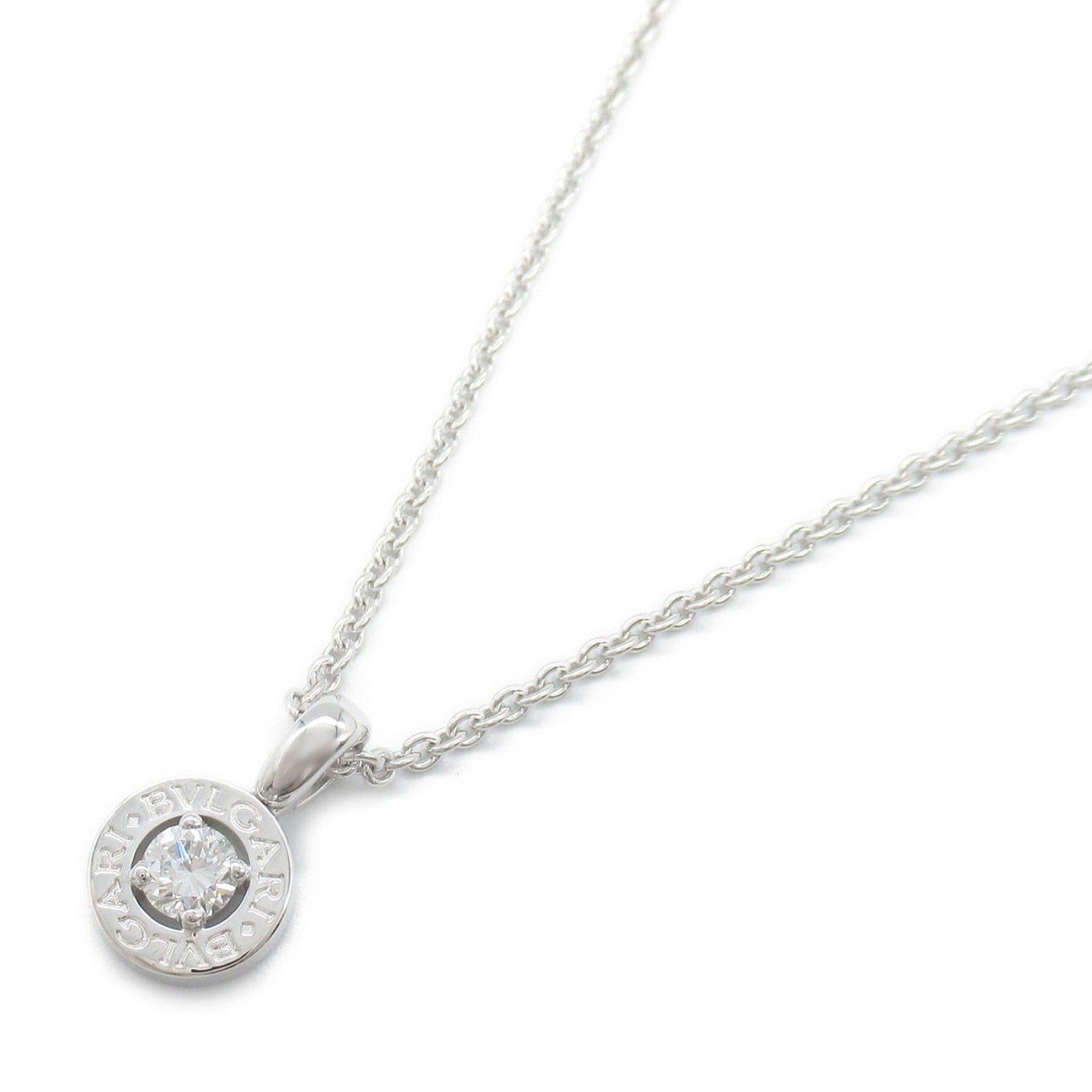 Bvlgari Bvlgari Bulgari Necklace K18Wg (White Gold) Diamond Clear Size ONE SIZE - 1 Thumbnail