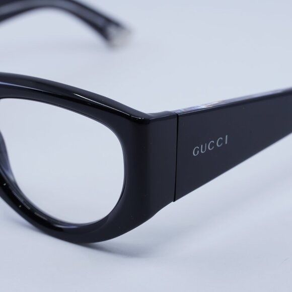 Gucci 🕶️ New Gucci GG1917S 002 Sunglasses - Shiny Black Frame Size ONE SIZE - 4 Thumbnail