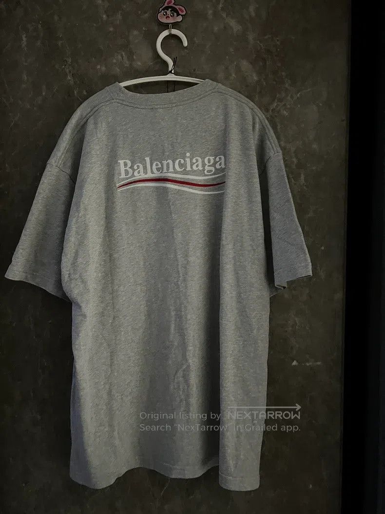Balenciaga Balenciaga Coke Embroidered Short Sleeve T-Shirt, Grey, Si Size US S / EU 44-46 / 1 - 2 Thumbnail