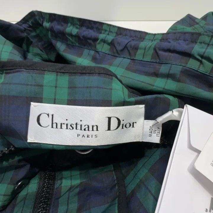 Dior Dior Green Plaid Hooded Long Sleeve Jacket 0079-2507 Size S / US 4 / IT 40 - 5 Thumbnail