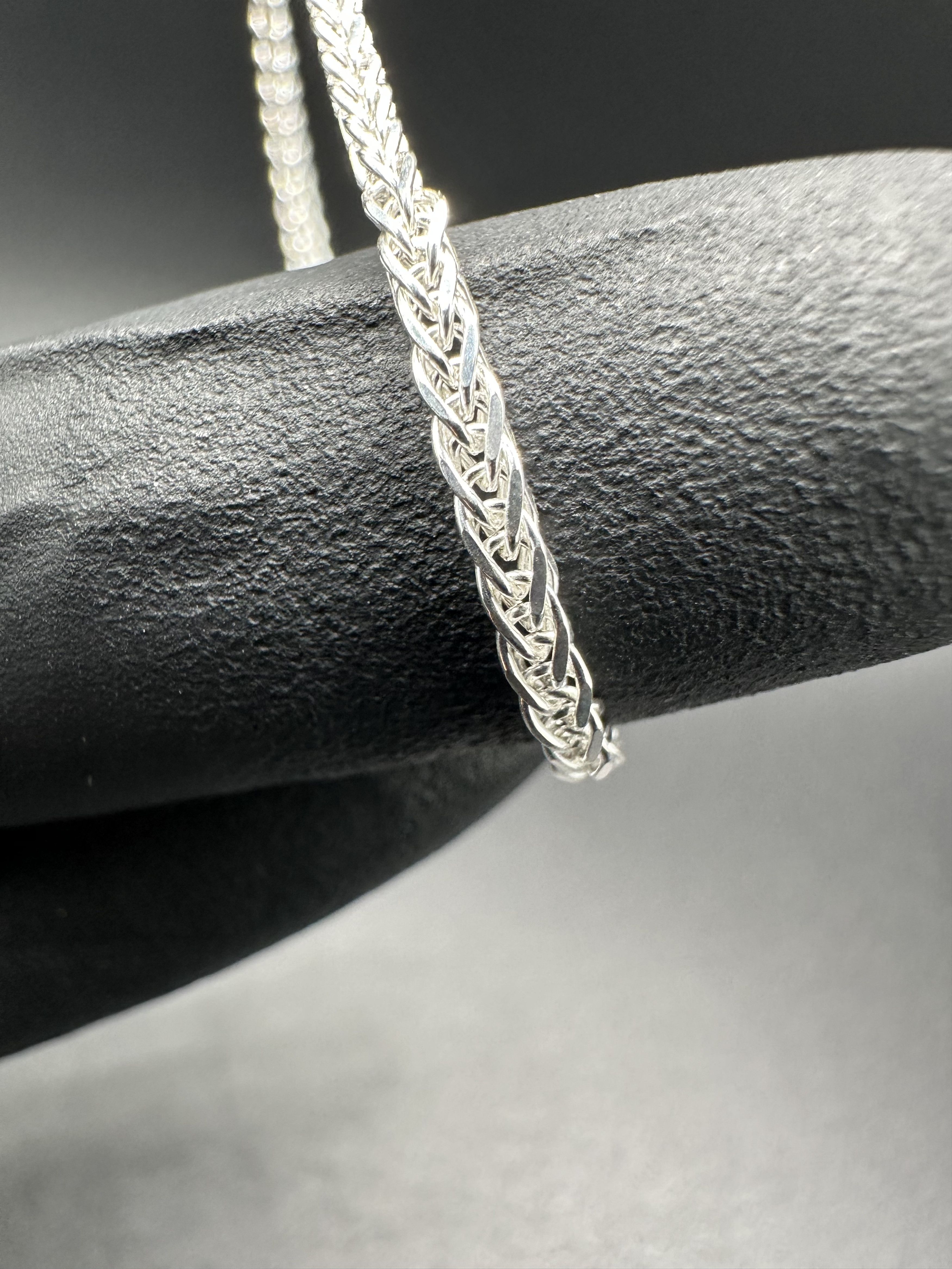 Jewelry STERLING SILVER 925 FRANCO BRACELET Size ONE SIZE - 3 Thumbnail