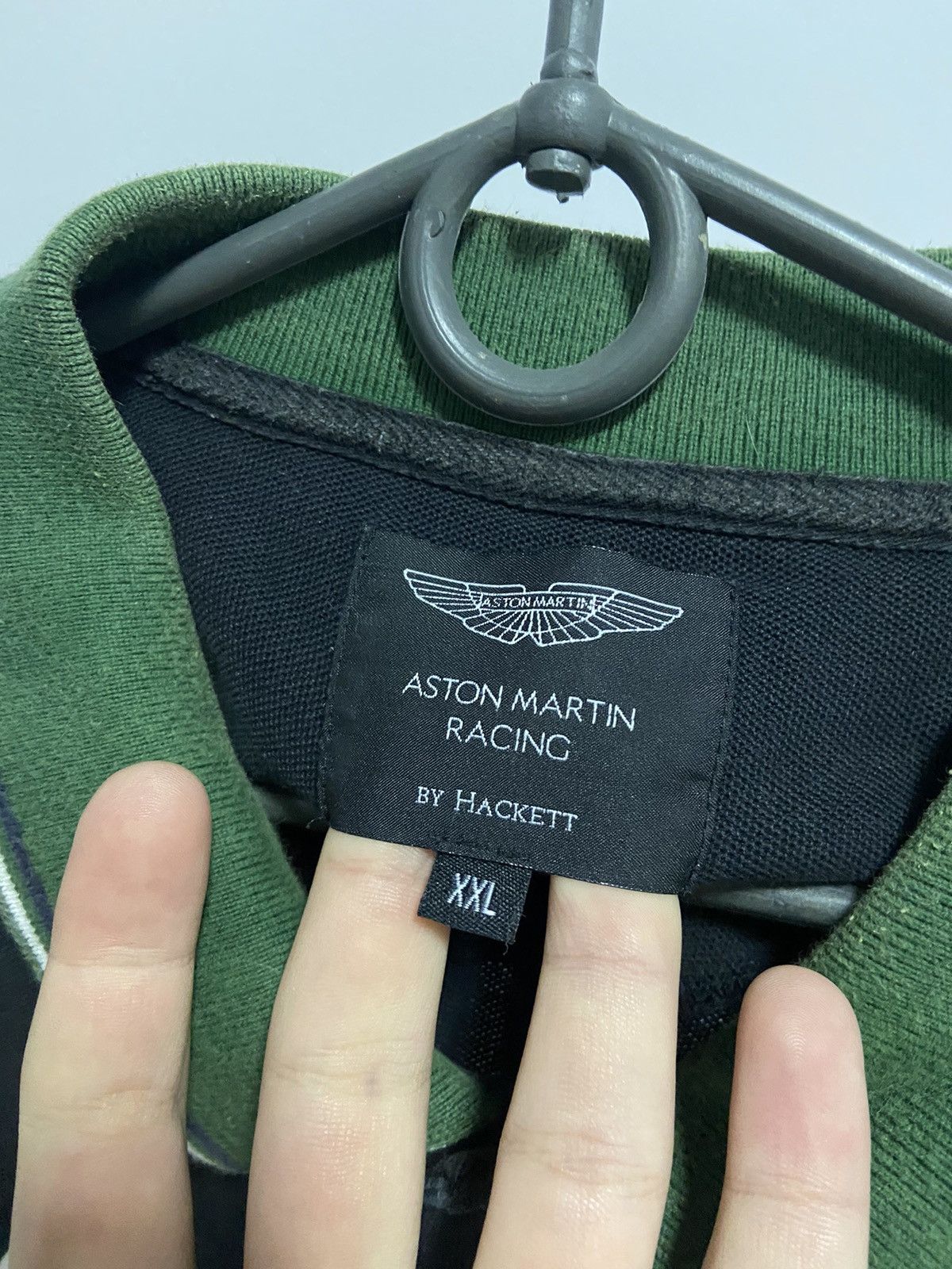 Hackett × Vintage Aston Martin Hackett 59 t shirt polo racing big logo vintage Size US XXL / EU 58 / 5 - 5 Thumbnail