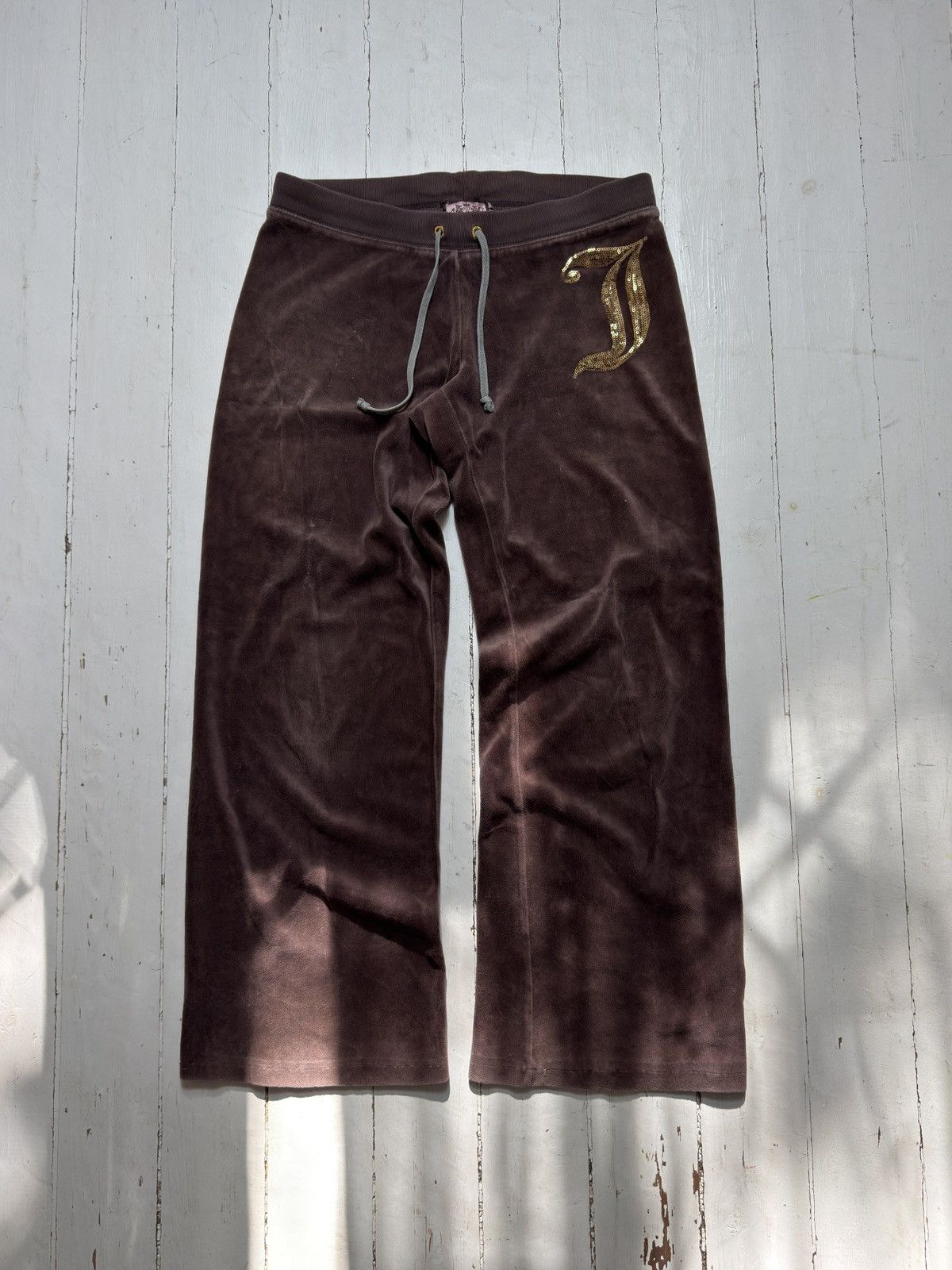 Juicy Couture VINTAGE VELOUR JUICY COUTURE 2000s PANTS Size 30" / US 8 / IT 44 - 1 Thumbnail