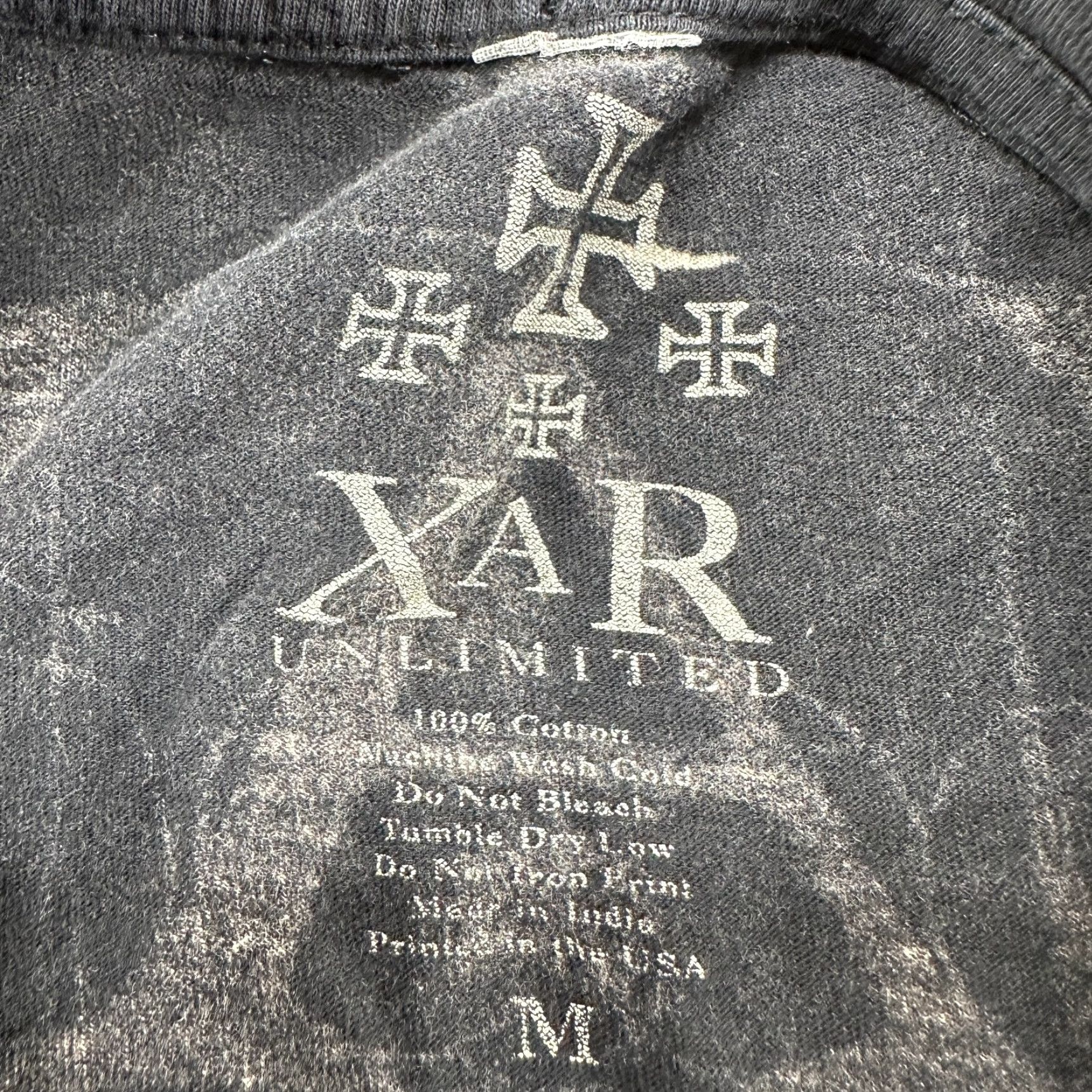 Vintage VINTAGE Buckle Shirt Men M Black Unlimited XAR Skulls Face Crypt AOP Cyber Y2K Nike Dri-FIT T-Shirt 90s Motorcycle Skull USA Mens M Black Size US M / EU 48-50 / 2 - 2 Thumbnail