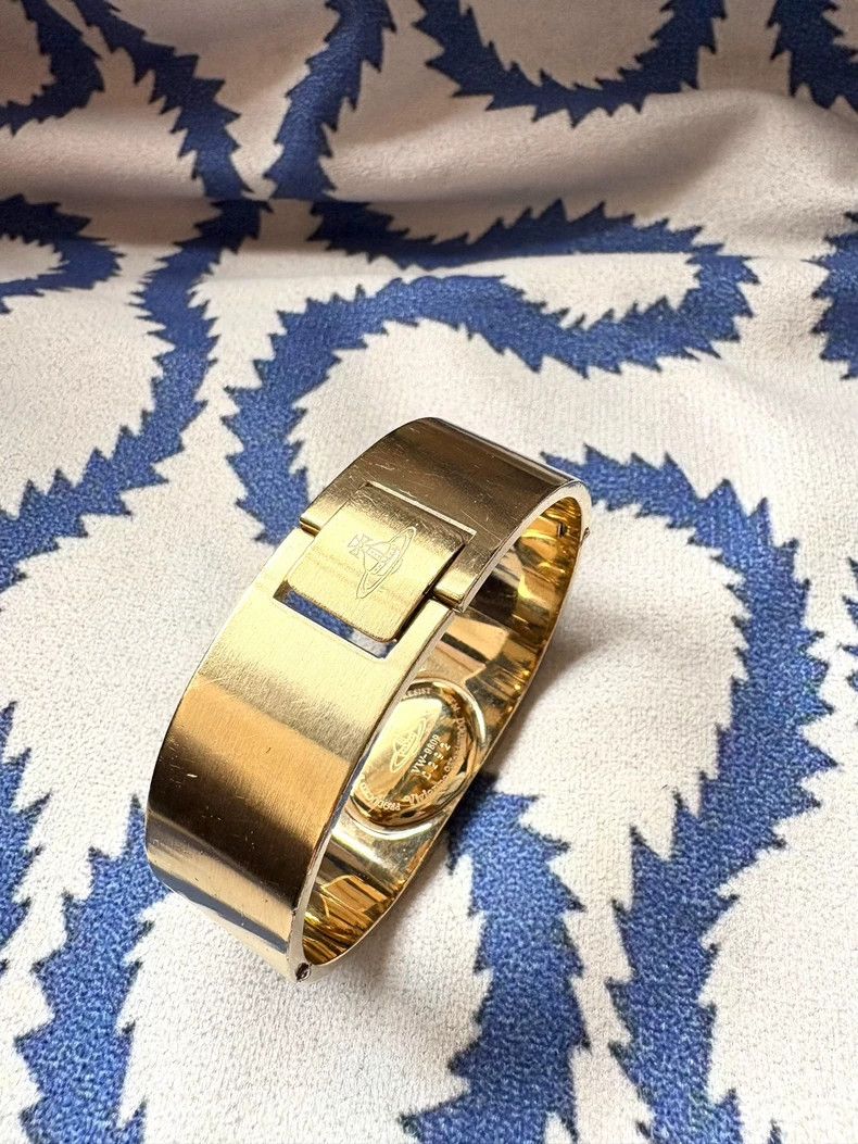 Vivienne Westwood Vivienne Westwood Golden Carved Blue Dial Watch Size ONE SIZE - 2 Thumbnail