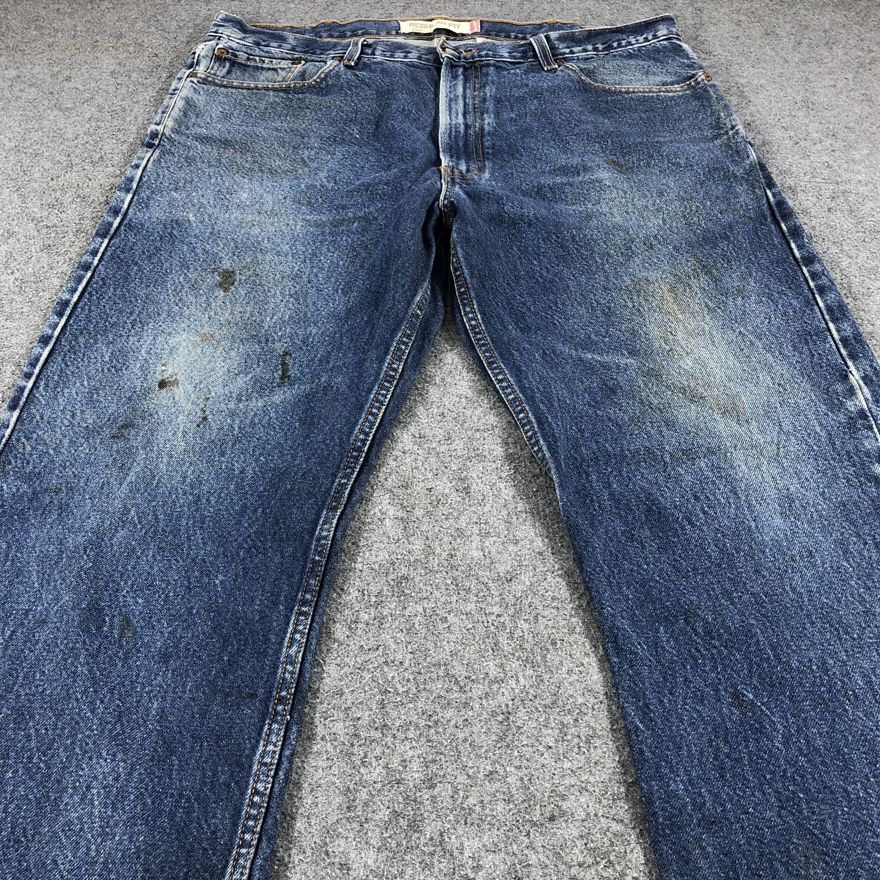 Levi's Vintage Levis Jeans Lot 505 Faded Blue Denim-J967 Size US 39 - 3 Thumbnail
