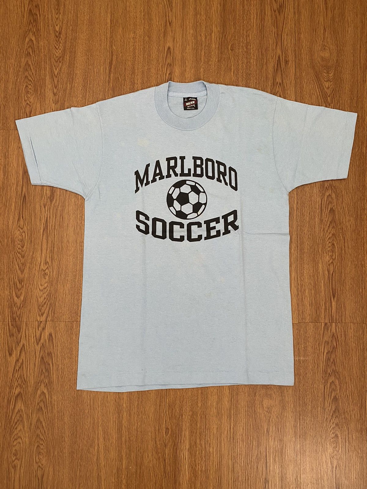 Marlboro × Vintage Vintage Marlboro soccer t-shirt Size US M / EU 48-50 / 2 - 1 Thumbnail