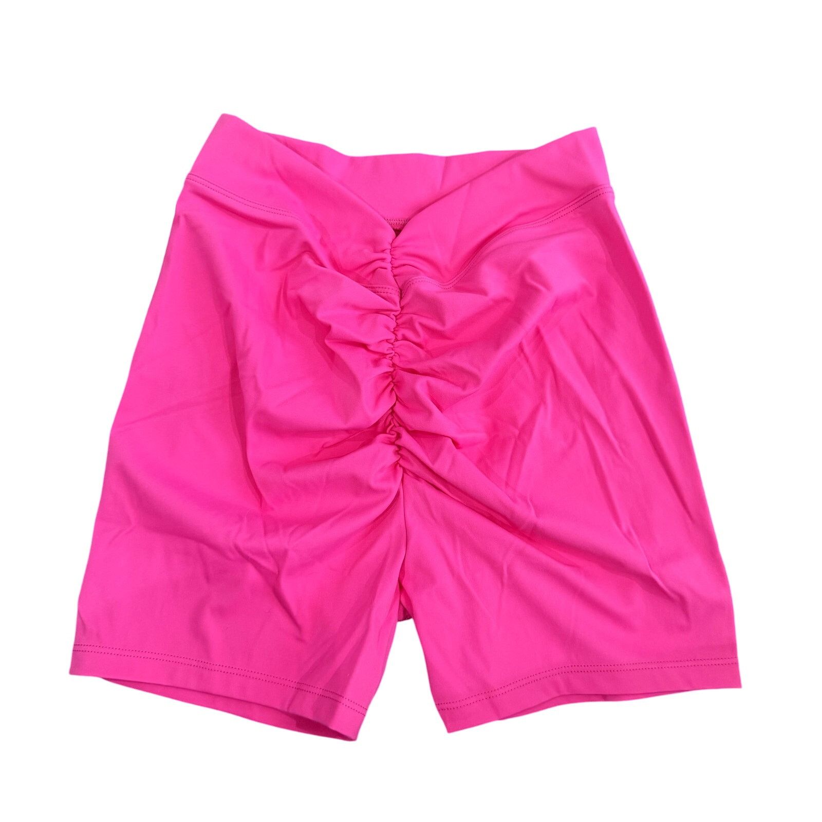 Shein No Front Seam V Butt Ruched Active Shorts in Pink, Size S Size 26" / US 2 / IT 38 - 2 Thumbnail