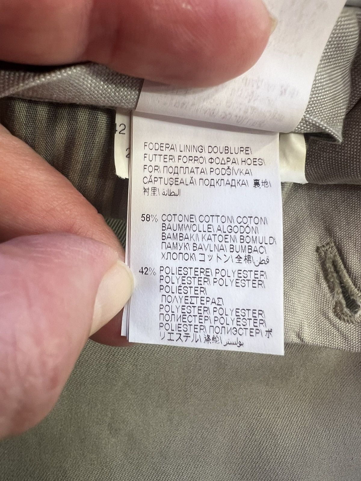 Brunello Cucinelli Brunello Cucinelli Twisted Cotton Gabardine Trousers Size US 38 / EU 54 - 22 Thumbnail