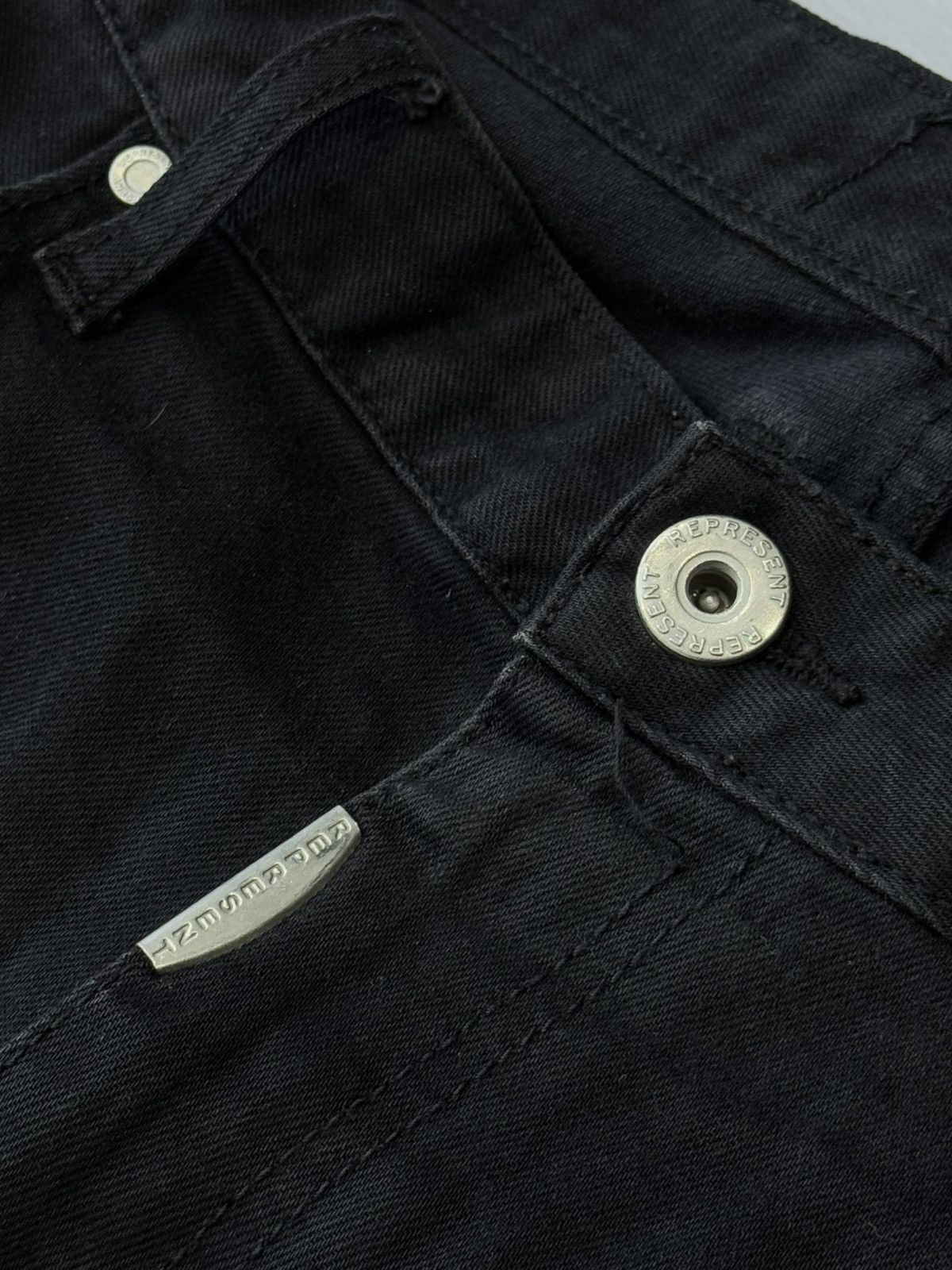 Represent Clo. Represent Clo. Ribbed Denim Slim Fit Distressed Jeans Size US 34 / EU 50 - 14 Thumbnail