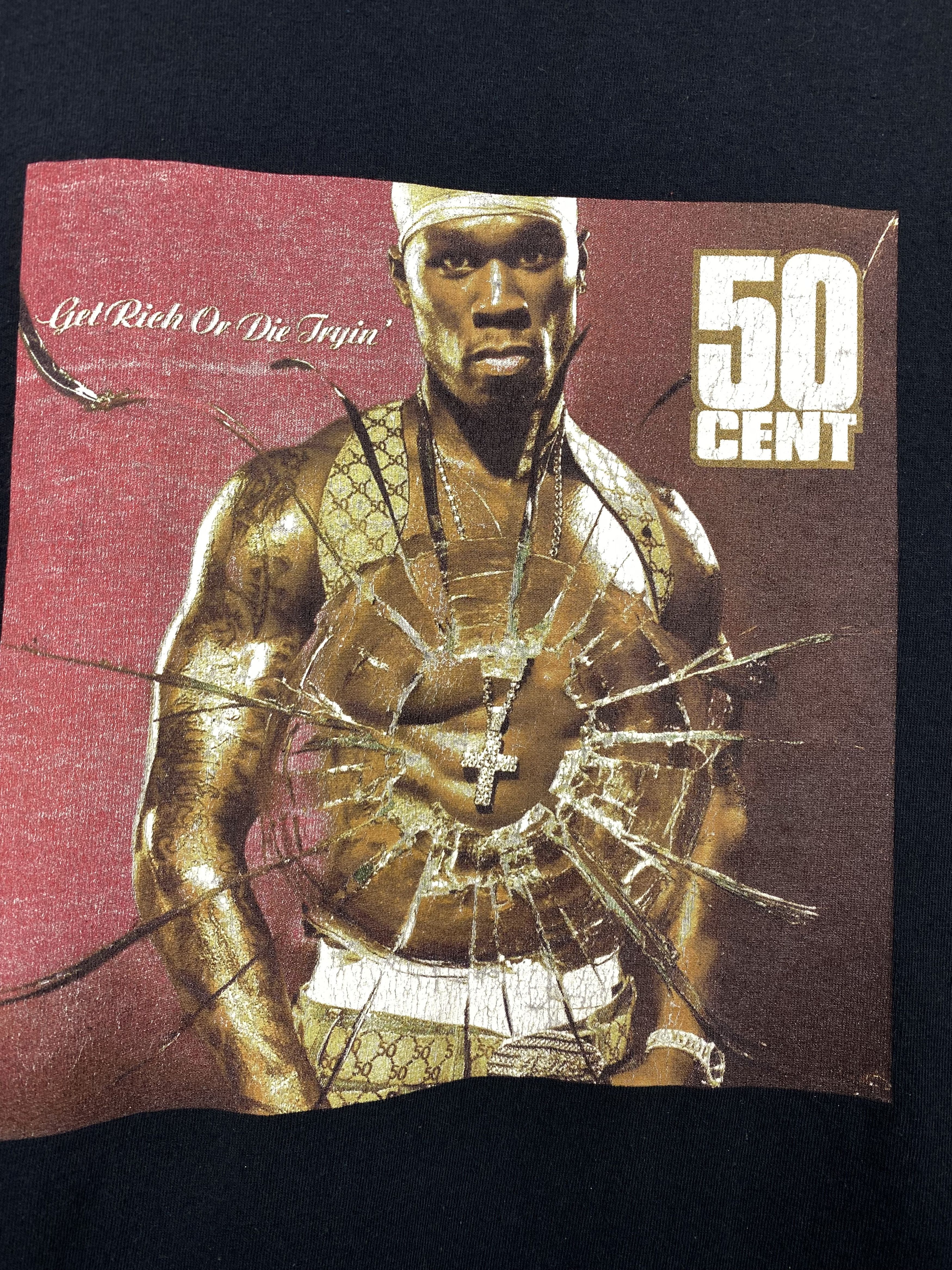 50 Cent 50 Cent Vintage Rap T-Shirt Y2K Tee Size US L / EU 52-54 / 3 - 3 Thumbnail