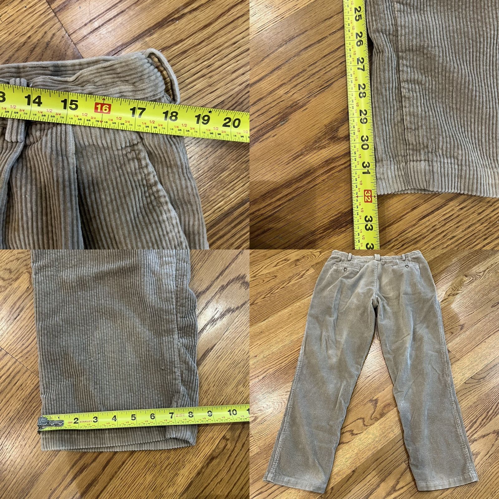 Pendleton VINTAGE Pendleton Tan Beige Corduroy Pants 38x32 Men Regular Straight 90s Retro Chin o Style Size US 38 / EU 54 - 8 Thumbnail