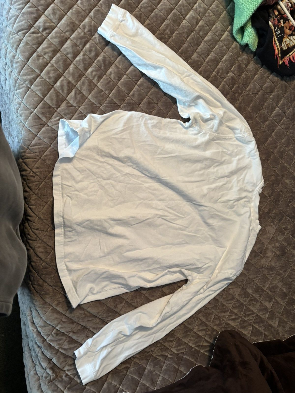 Puritan Plain White heavy duty long sleeve Size US XL / EU 56 / 4 - 3 Thumbnail
