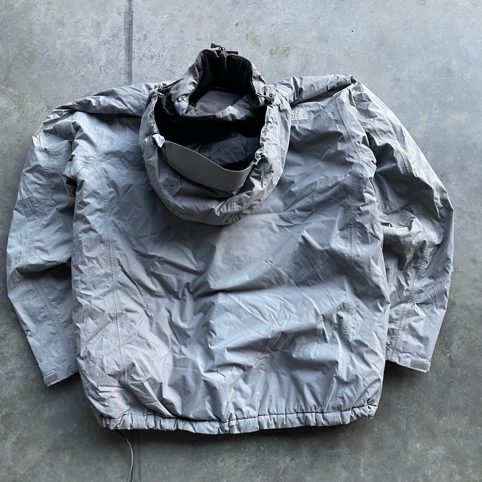 Vintage THENORTHFACE GREY GOOSE DOWN PUFFER JACKET LARGE Size US L / EU 52-54 / 3 - 3 Thumbnail