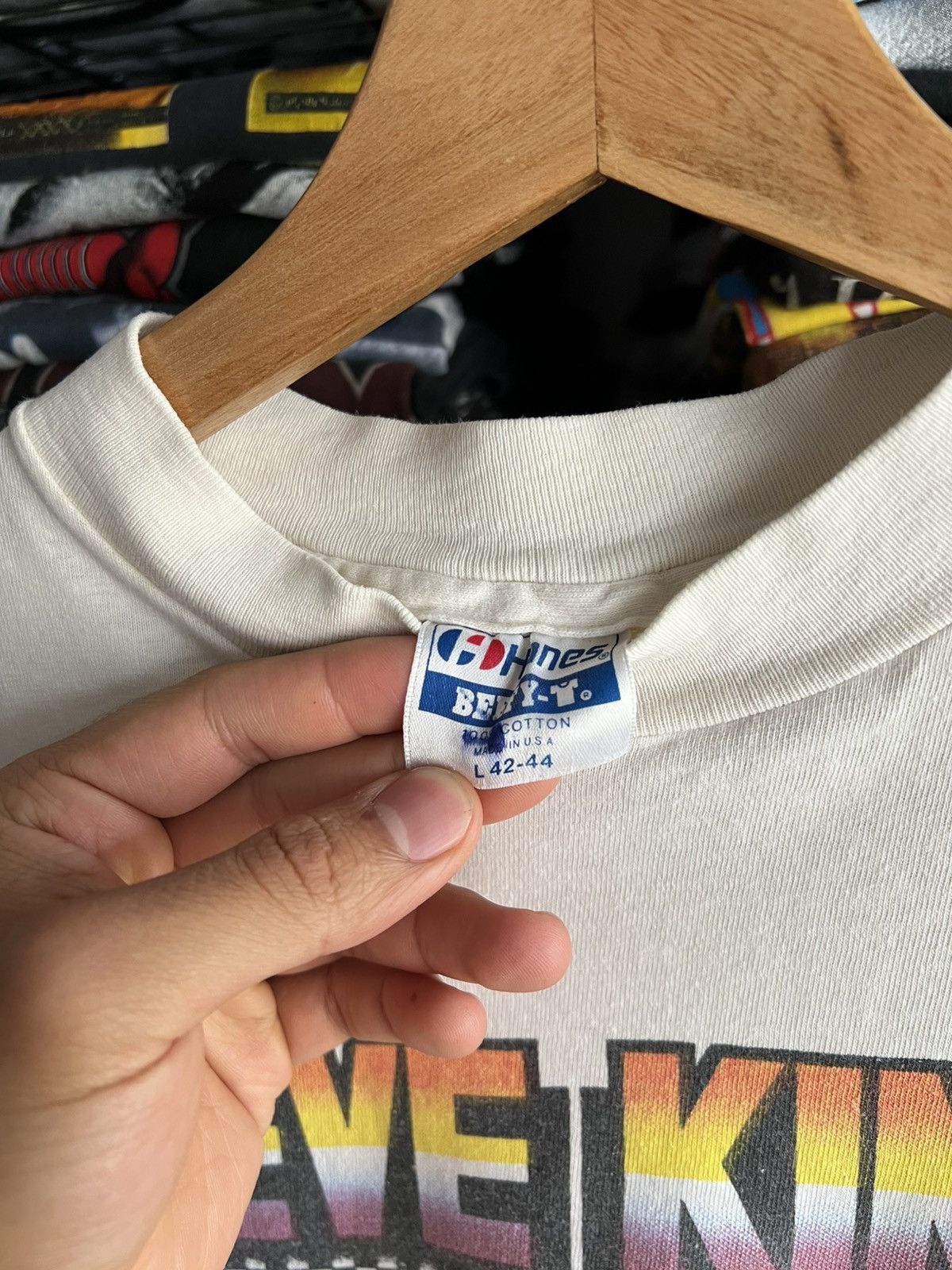 NASCAR 1984 Steve Kinser Motorsports Single Stitch Sprint Cars Tee Size US L / EU 52-54 / 3 - 4 Thumbnail