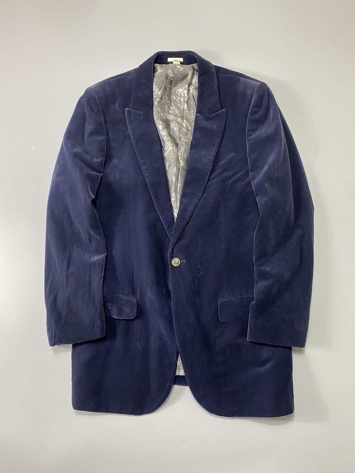 Alexander McQueen Rare!! Runway Piece- Fall 2011 Velvet Blazer Size US M / EU 48-50 / 2 - 2 Thumbnail