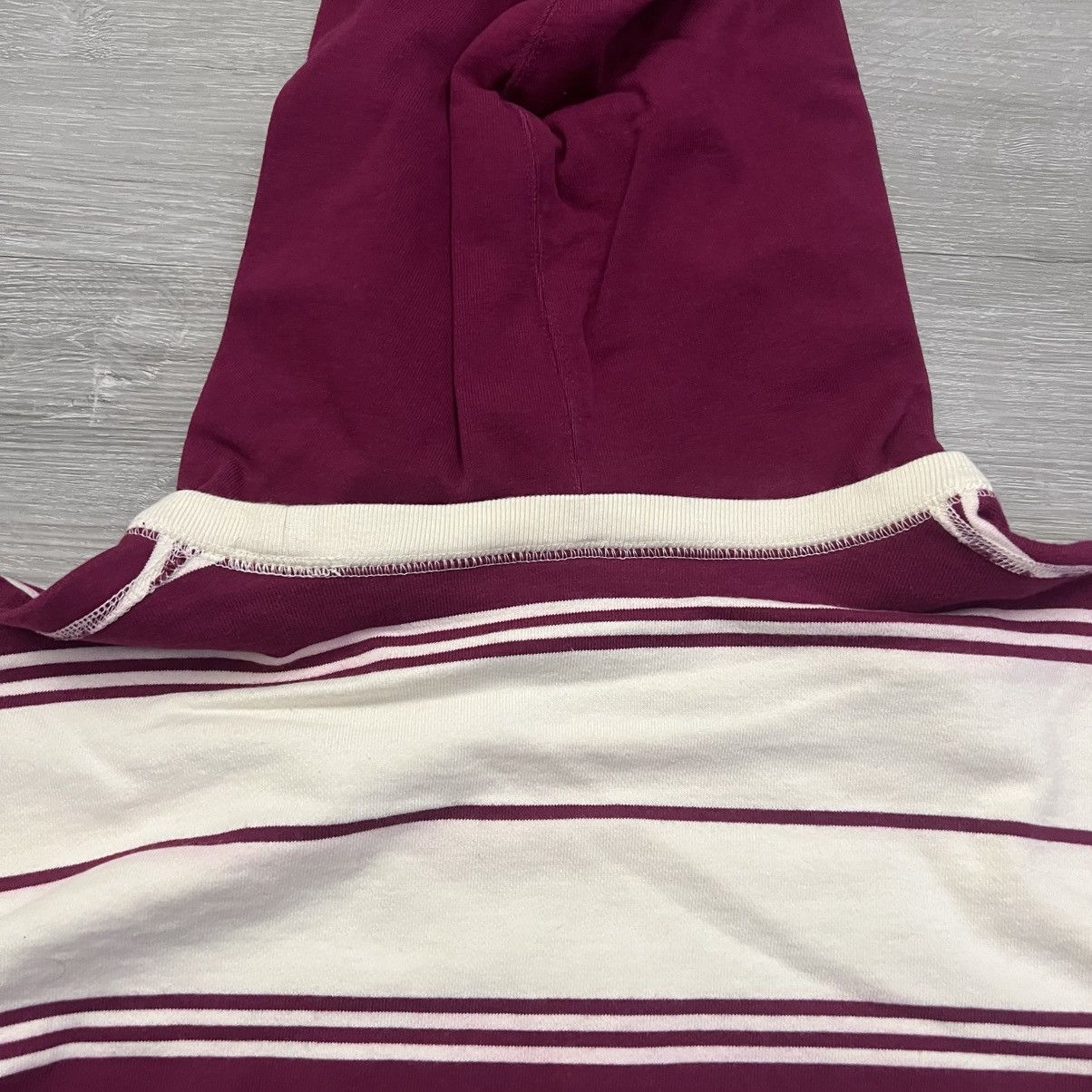 Supreme Supreme Striped Hooded Crewneck FW16 Size US M / EU 48-50 / 2 - 17 Thumbnail