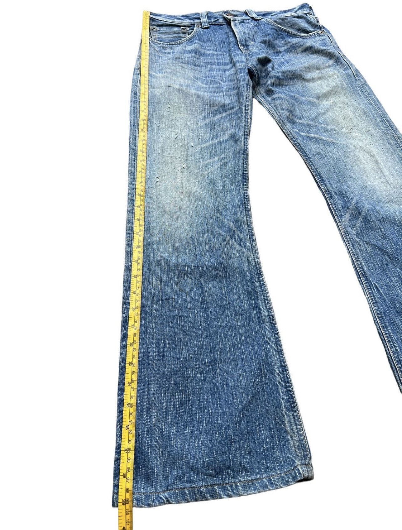Edwin Edwin 503 Distressed Flare Bootcut Denim Jeans 32x30.5 Size US 32 / EU 48 - 11 Thumbnail