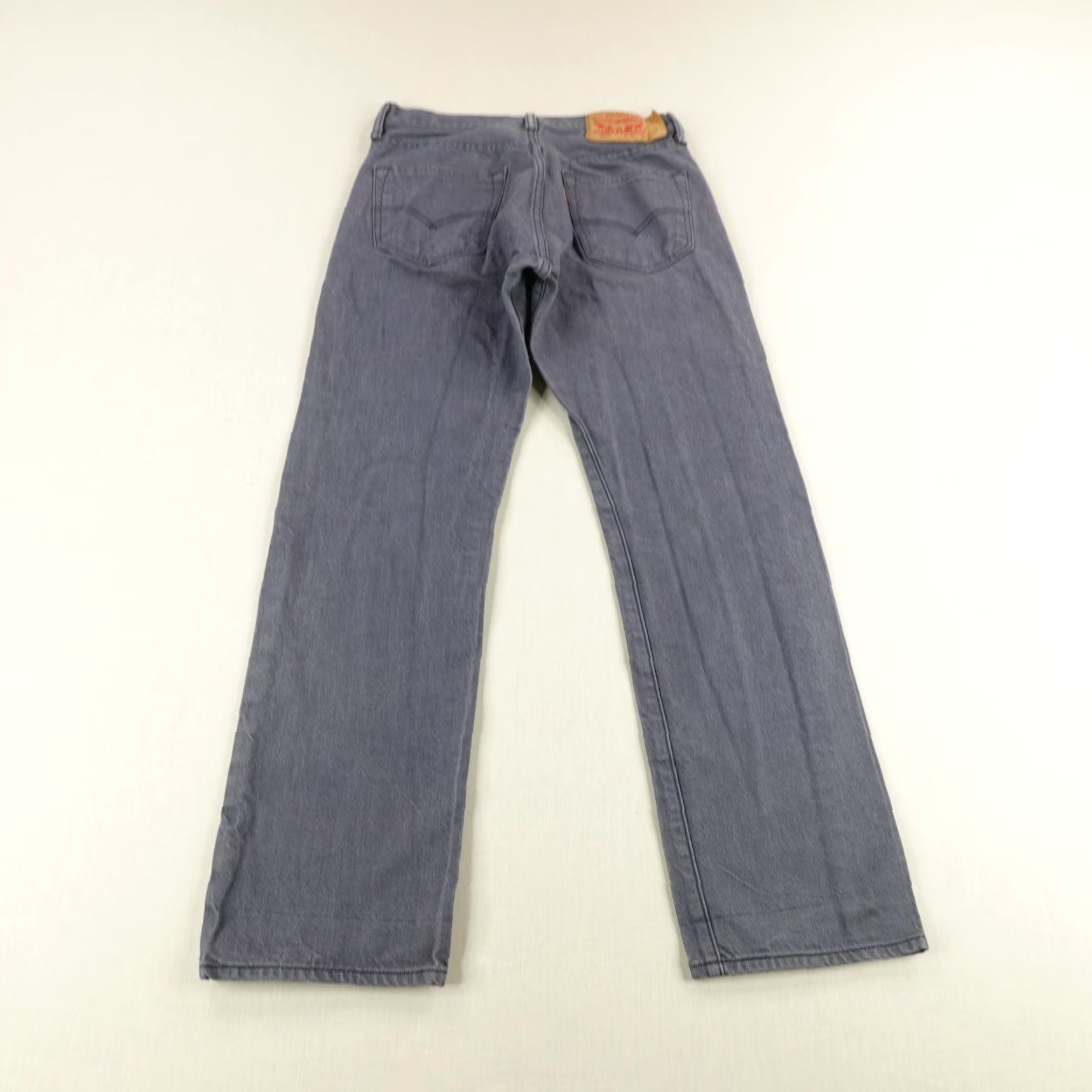 Levi's Levi's 501 Jeans Mens 30x30 Gray Straight Leg Cotton Button Fly White Oak Cone Denim Size US 30 / EU 46 - 5 Thumbnail