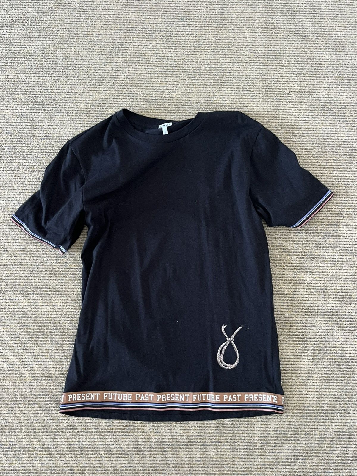 Loewe “Past Present Future” Black T-Shirt Size US S / EU 44-46 / 1 - 2 Thumbnail