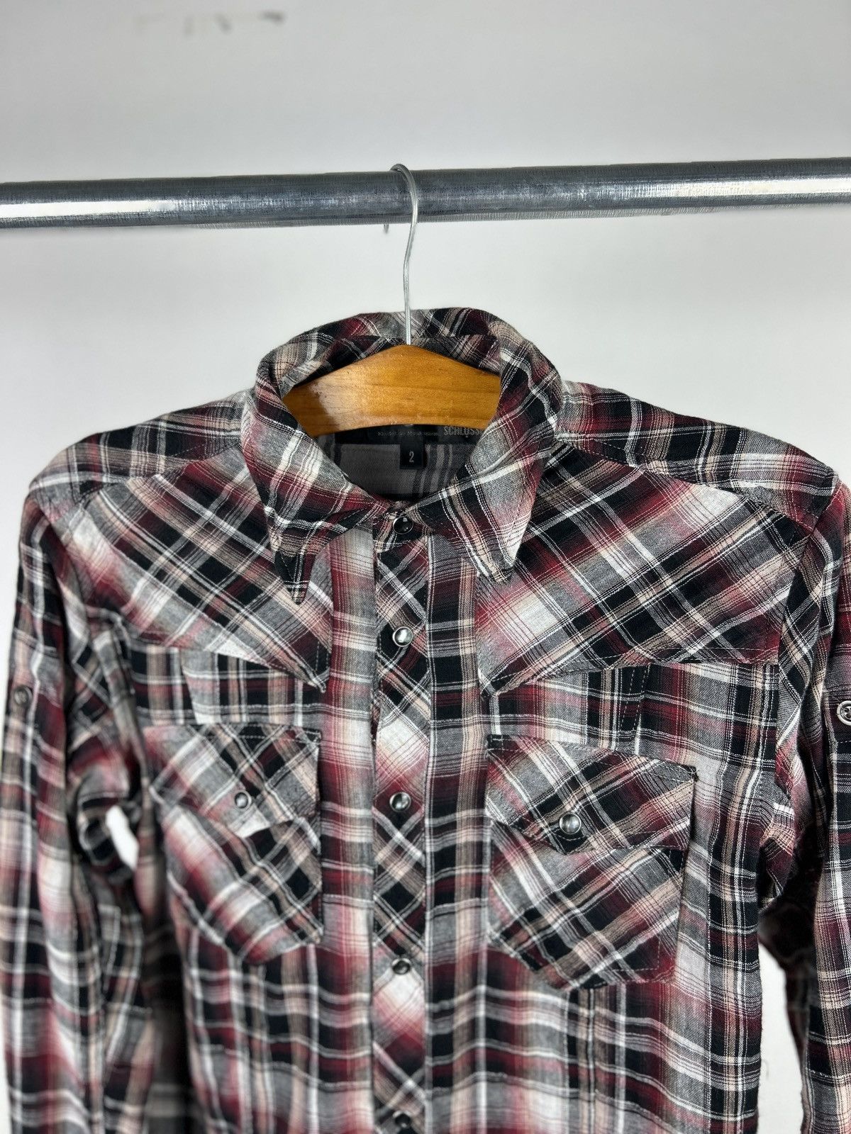 Schlussel Schlussel Western Shirt Brown Size US S / EU 44-46 / 1 - 2 Thumbnail