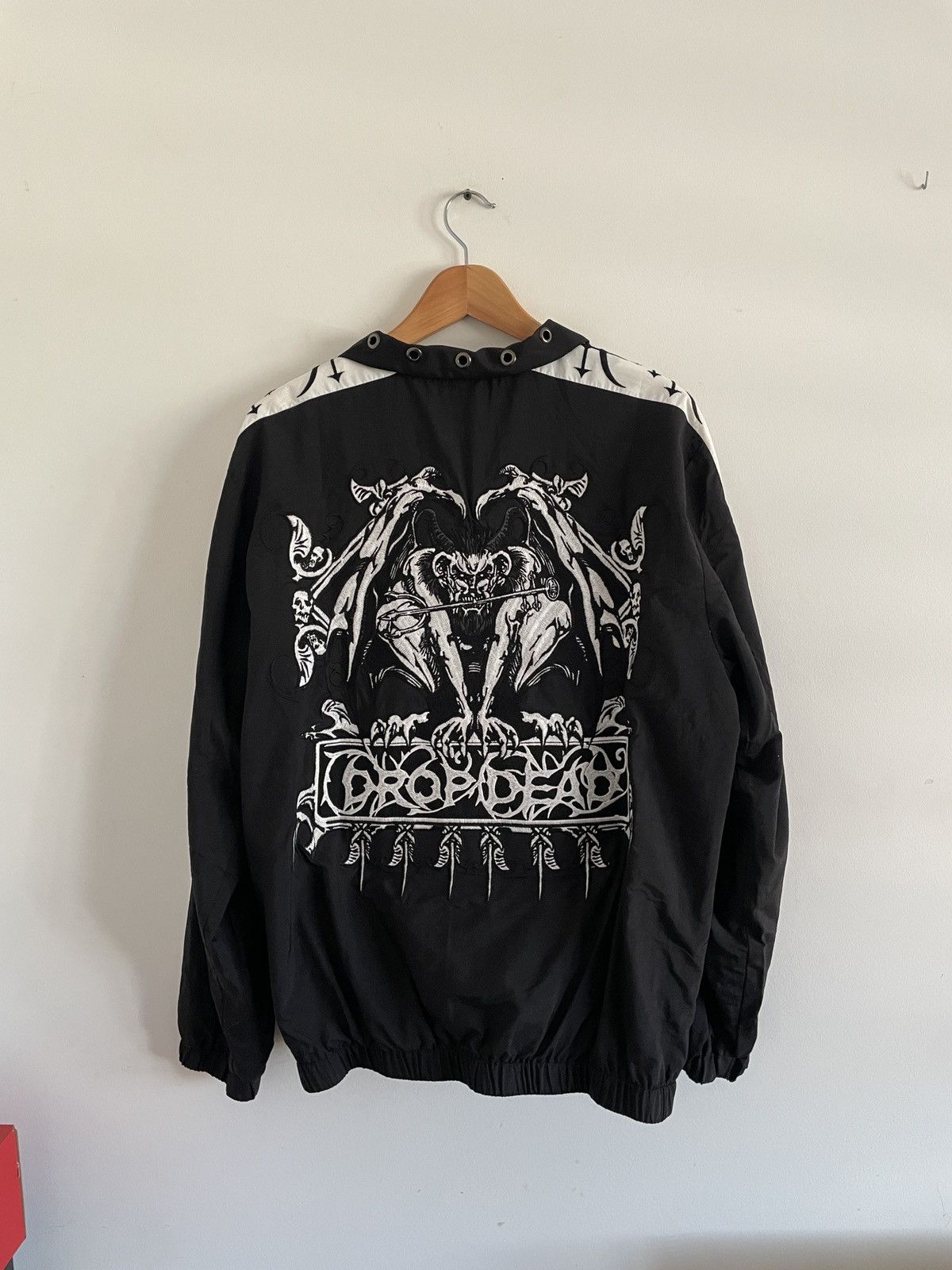Drop Dead Clothing EMBROIDERED 2 LAYER NYLON JACKET Size US L / EU 52-54 / 3 - 2 Thumbnail