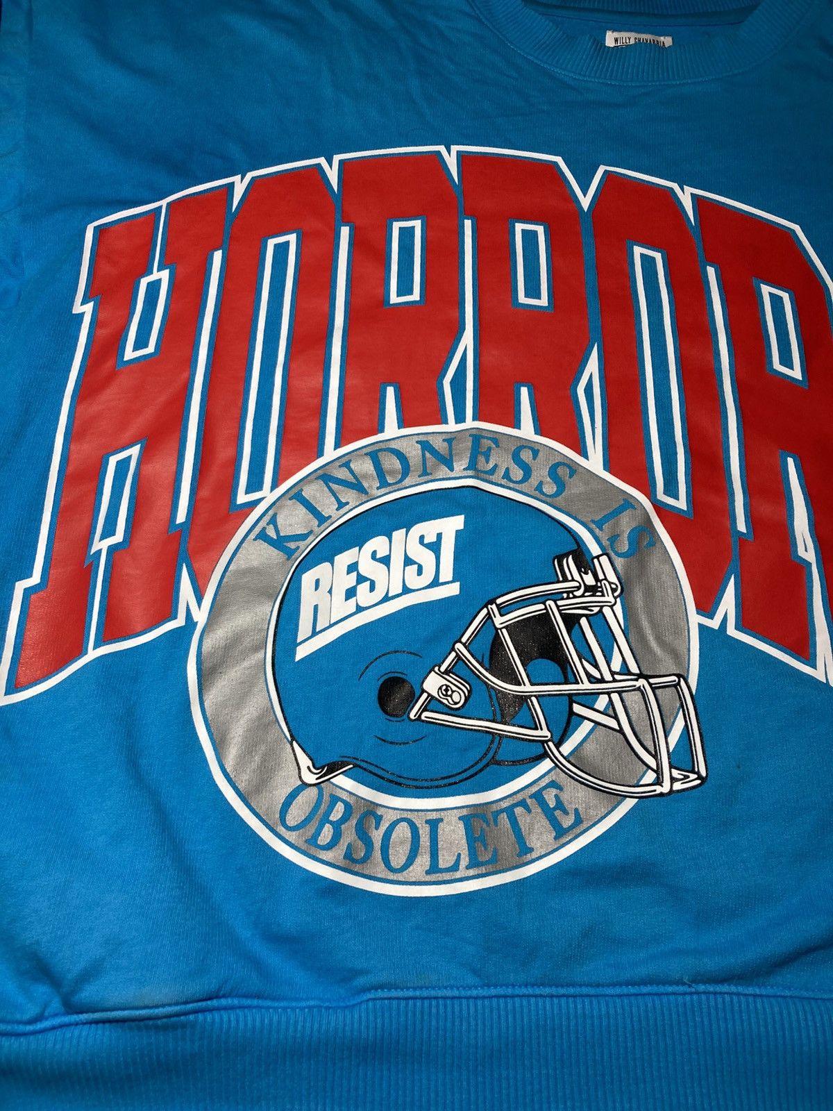 Willy Chavarria SS18 Willy Chavarria Horror Graphic Sweatshirt 2018 Resist W Size US S / EU 44-46 / 1 - 3 Thumbnail