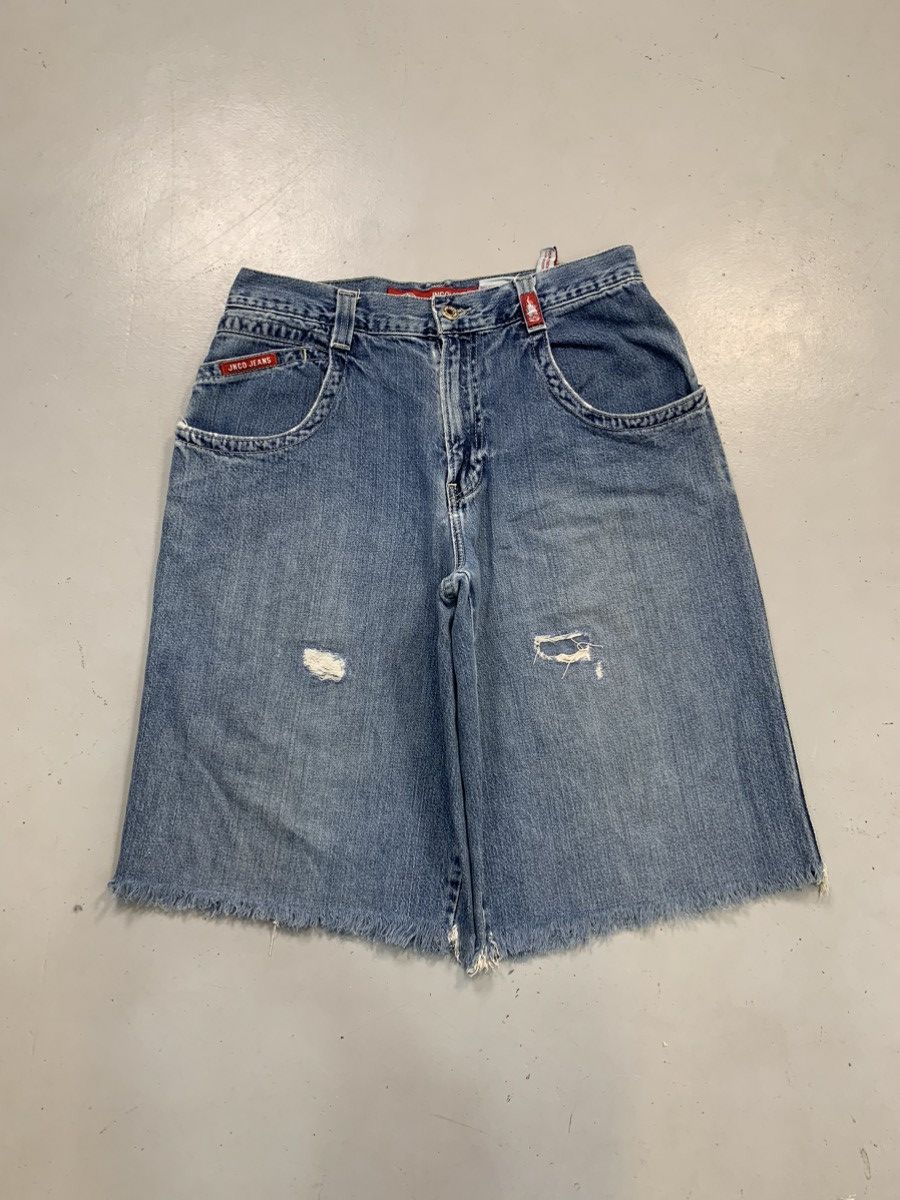 JNCO Vintage Jnco pitbull print denim short Size US 32 / EU 48 - 2 Thumbnail
