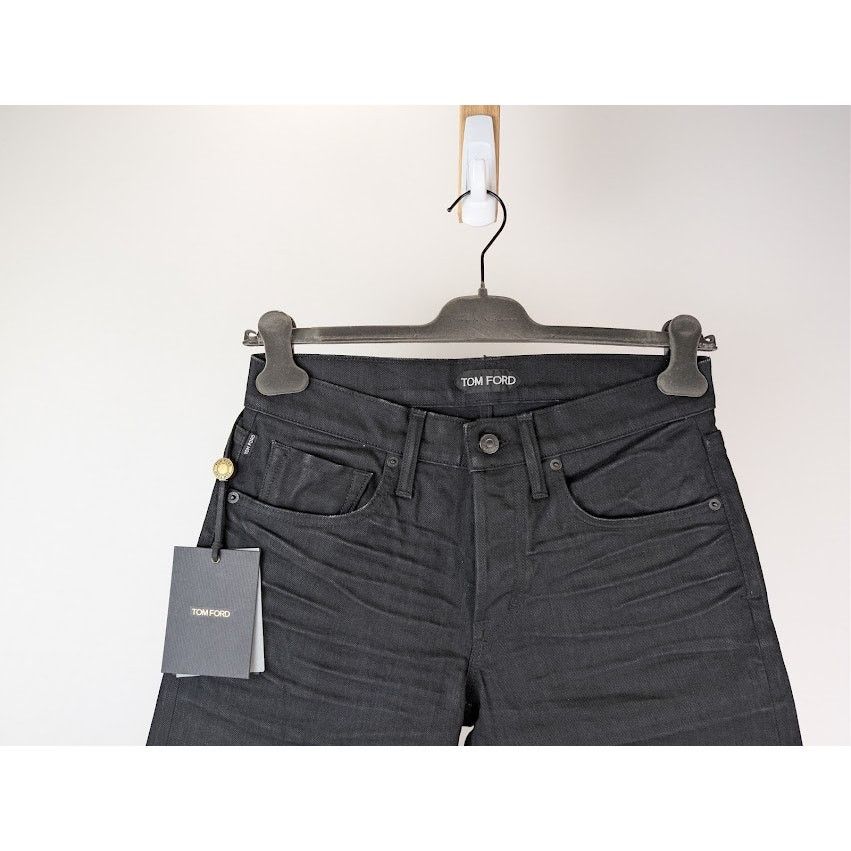 Tom Ford o1rshd1 Regular Fit Denim Jeans in Black Size US 29 - 3 Thumbnail
