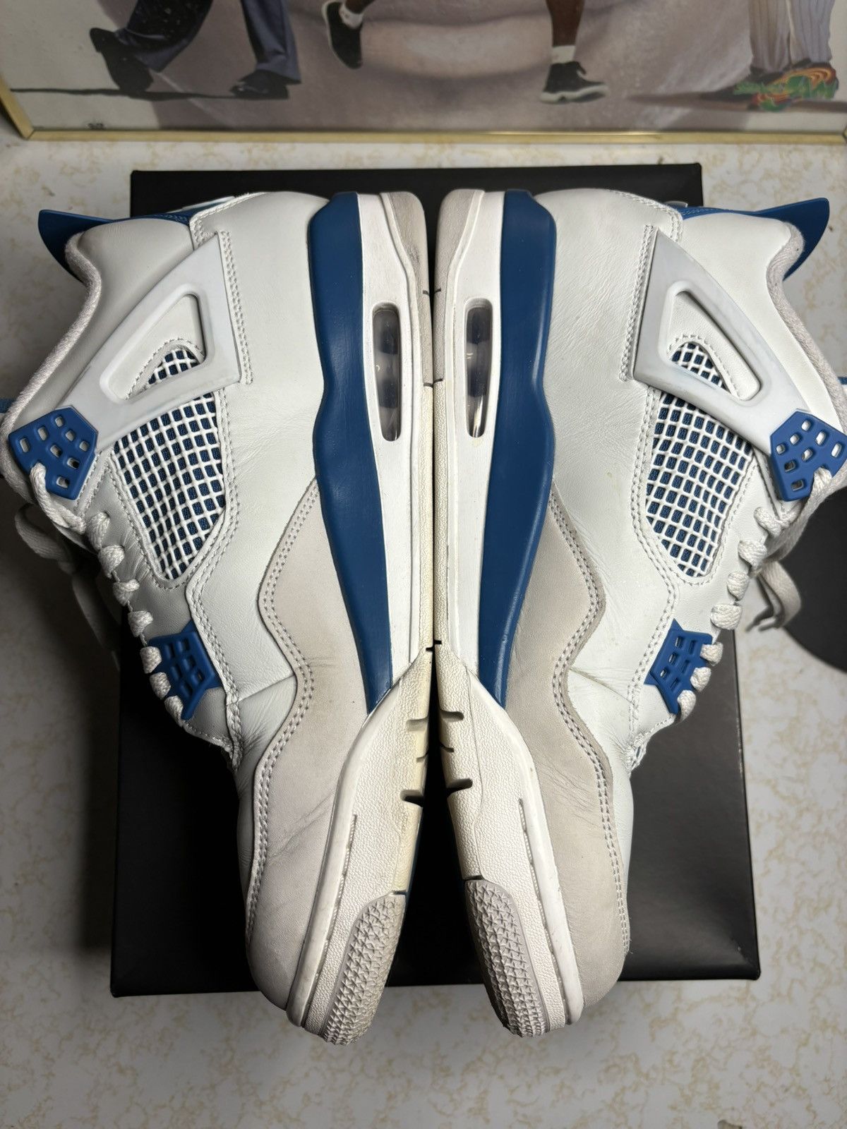 Jordan Brand Air Jordan 4 Retro Military Blue 2024 Size US 11 / EU 44 - 3 Thumbnail