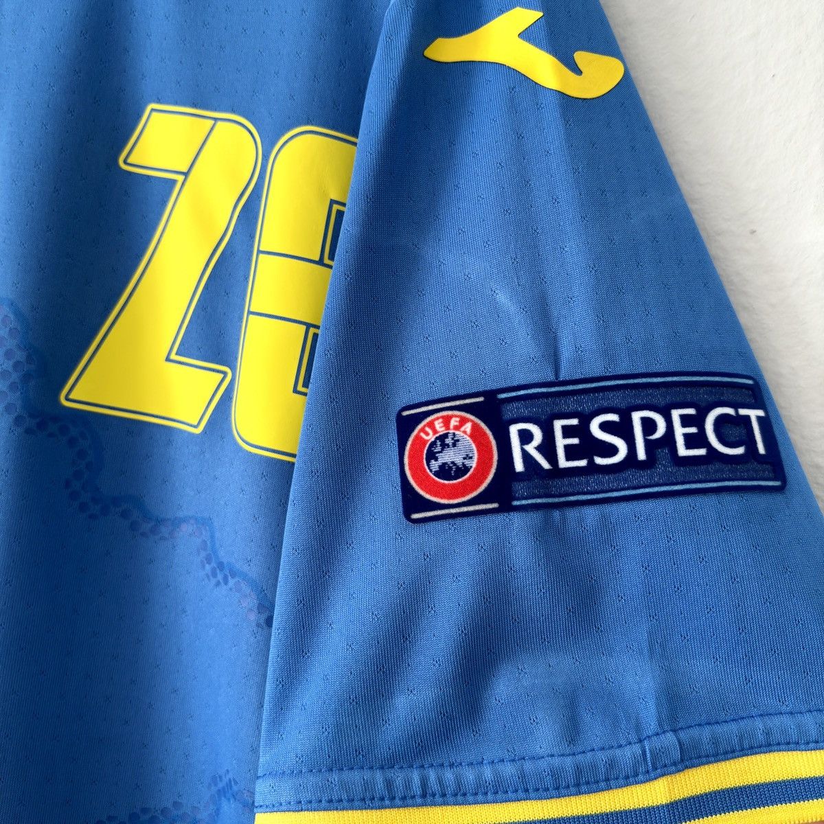 Joma 2020 2024 GAME ISSUE Ukraine National Dovbyk Soccer Jersey L Size US L / EU 52-54 / 3 - 9 Thumbnail