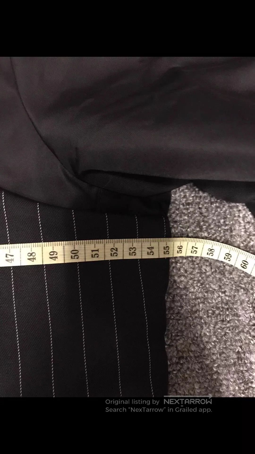 Moschino Black Striped Double-Breasted Long Coat. Size US S / EU 44-46 / 1 - 7 Thumbnail
