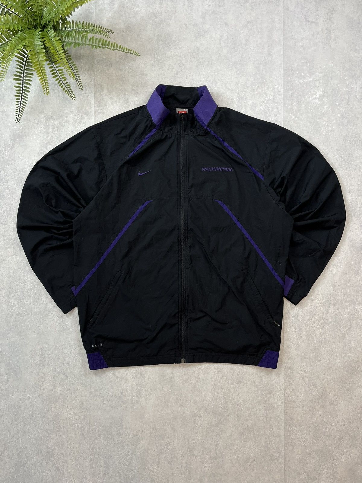 Nike × Vintage 90s Nike Washington Vintage Y2K Oversized Retro Jacket Size US M / EU 48-50 / 2 - 1 Thumbnail