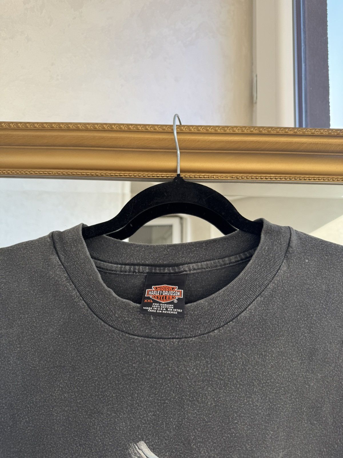 Harley Davidson 1990’s HARLEY DAVIDSON Biker T Shirt Made In USA🇺🇸 Size US XXL / EU 58 / 5 - 11 Thumbnail