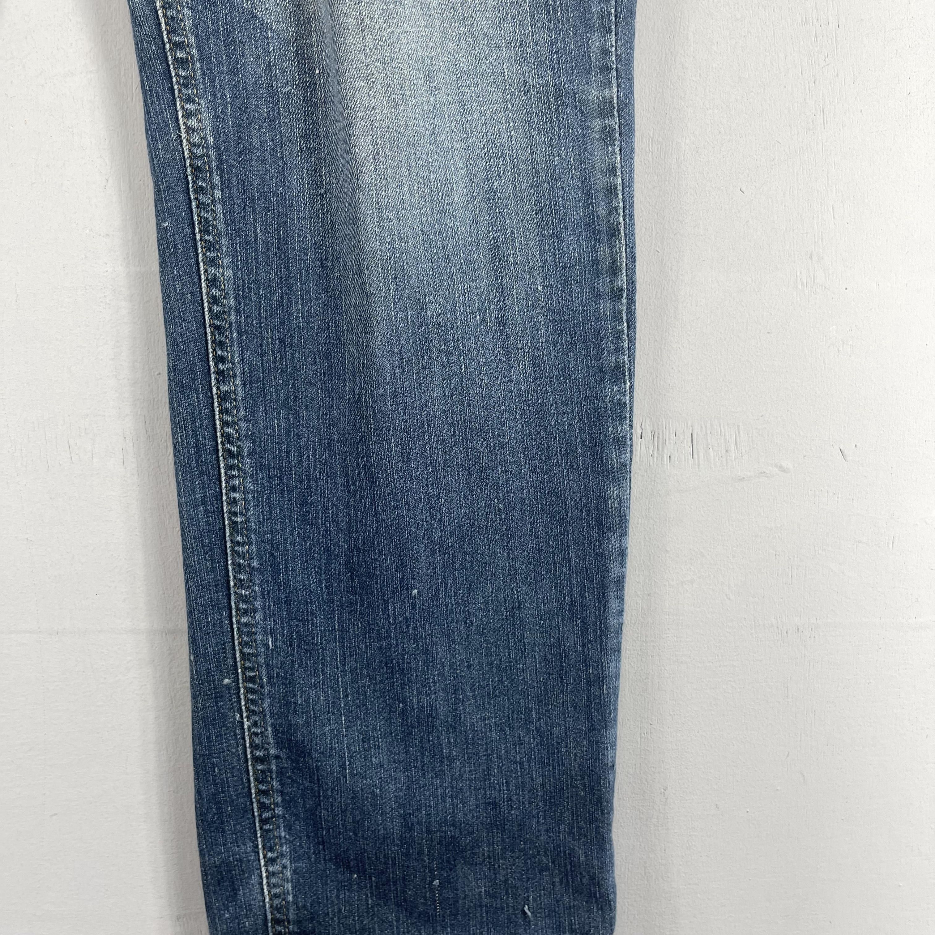 Levi's Size 39 Vintage Levis Signature Distressed Reconstruct Jeans Size US 39 - 5 Thumbnail