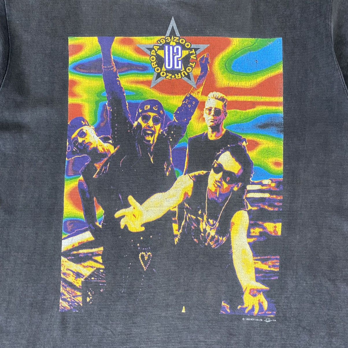 Band Tees VTG 90’s U2 Zooropa Tour ACME Faded Band Tee Psychedelic Size US L / EU 52-54 / 3 - 3 Thumbnail